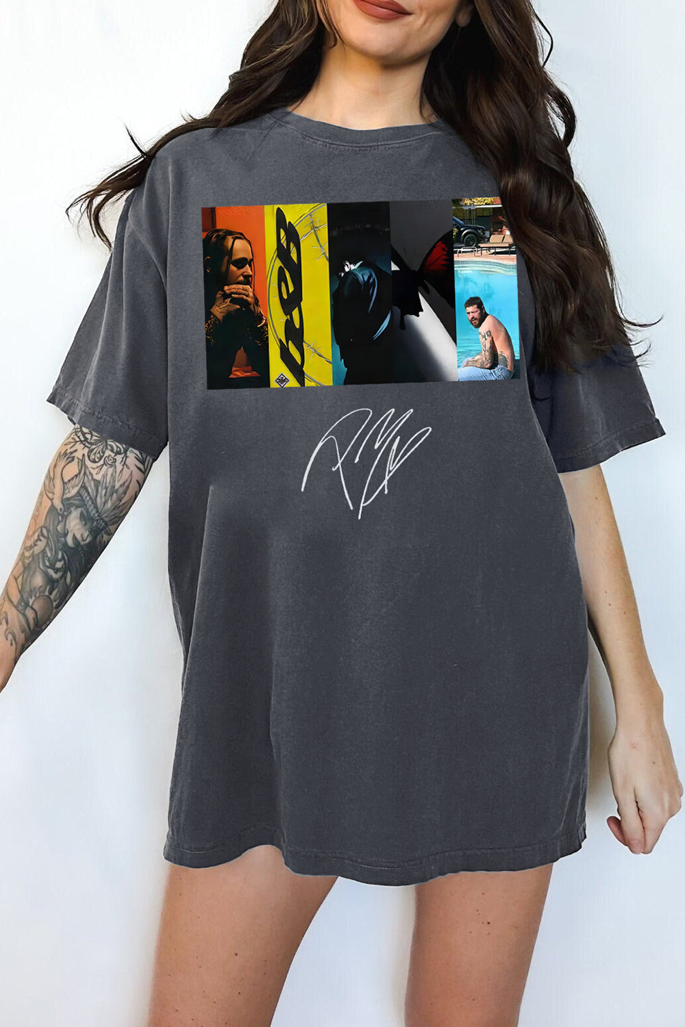 New T-Shirt Post Malone Merch, Shirt Post Malone Album For Women
