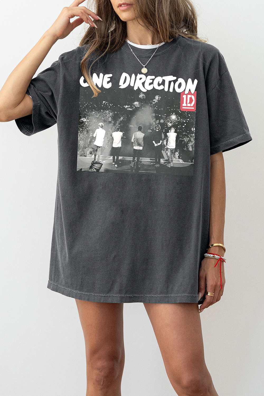 New T-Shirt One Direction Merch, Shirt One Direction Tour Albums Graphic For Women