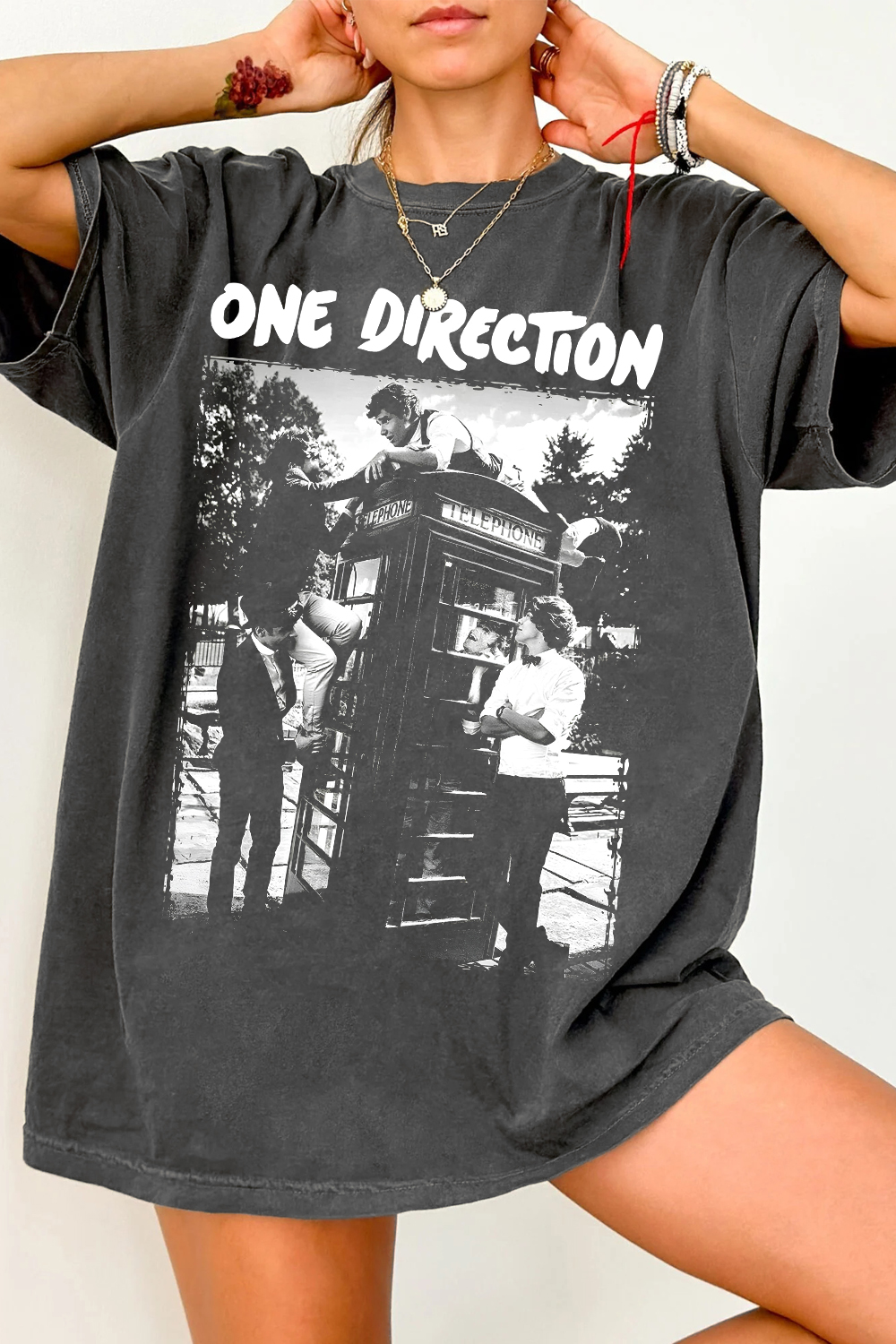 New T-Shirt One Direction Merch, Shirt One Direction Music Album For Women