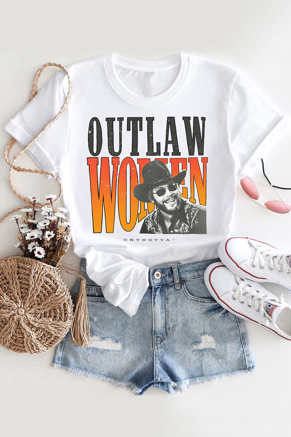 T-Shirt Outlaw Women Merch, Shirt Outlaw Women Hank Williams For Women
