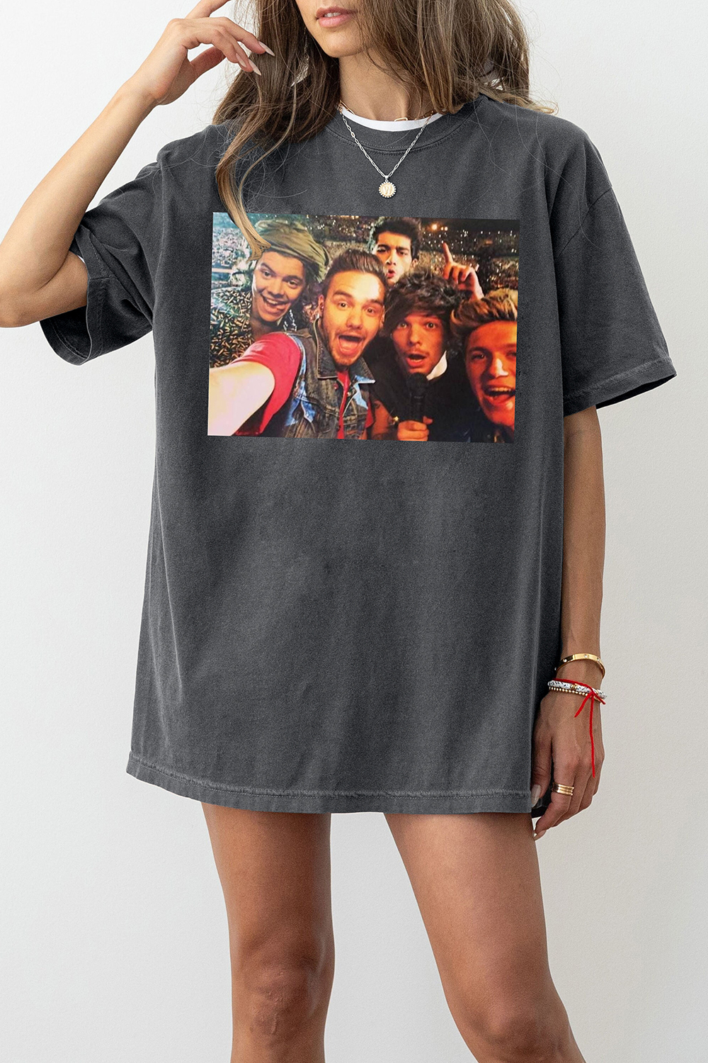 T-Shirt One Direction Merch, Shirt One Direction Selfie For Women