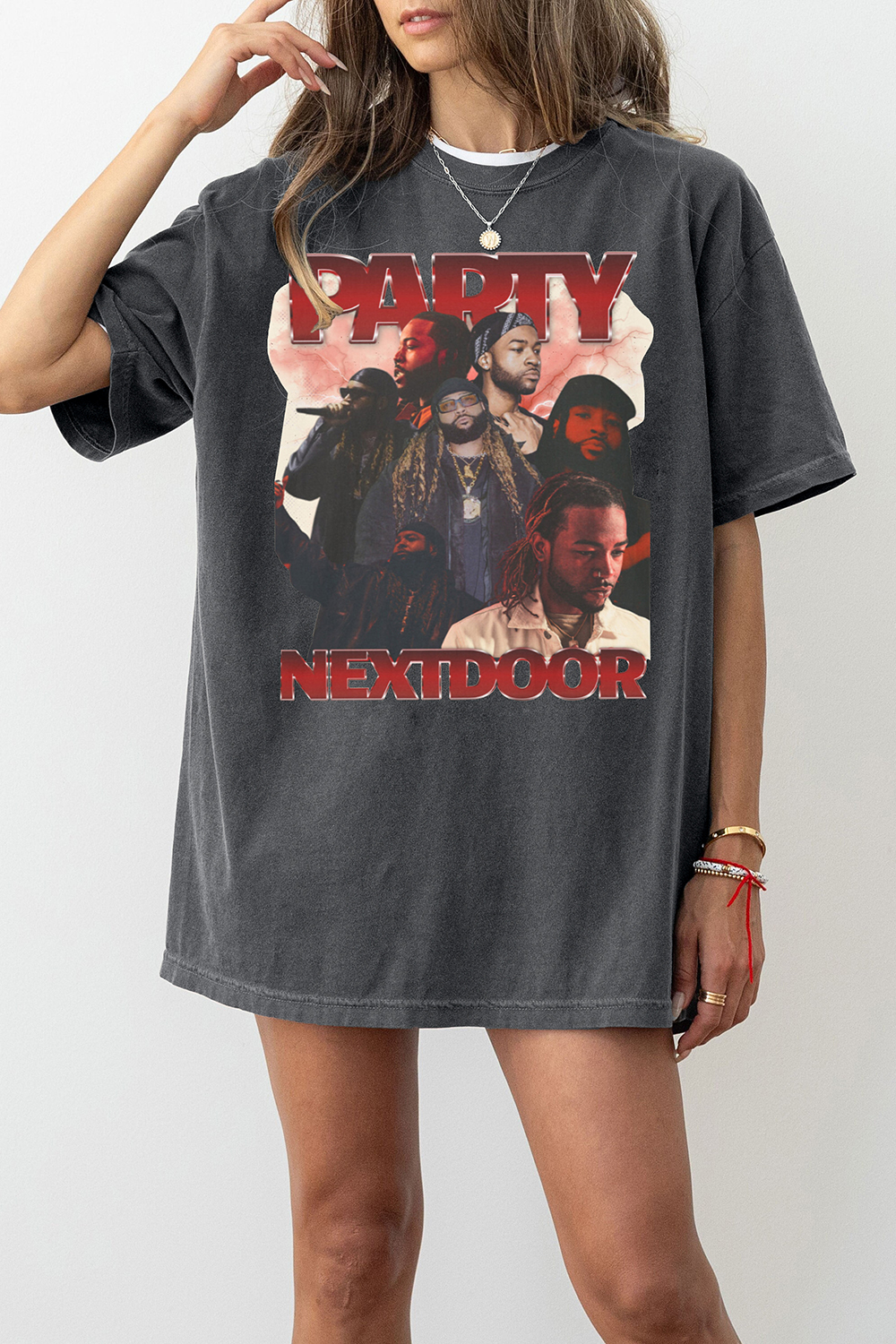 T-Shirt Partynextdoor Sorry Merch, Shirt Partynextdoor Sorry I'M Outside Tour Merch For Women