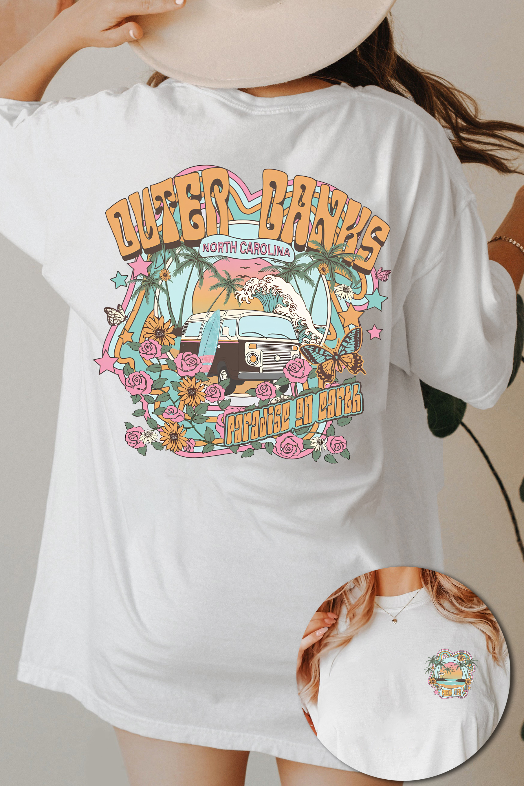 T-Shirt Outer Banks Merch, Shirt Outer Banks North Carolina For Women