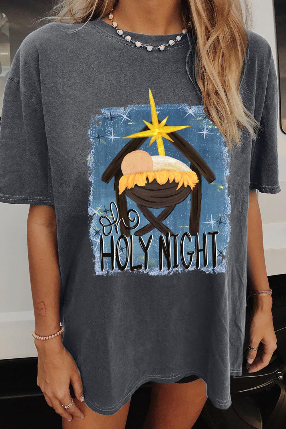 New T-Shirt Oh Holy Merch, Shirt Oh Holy Night For Women