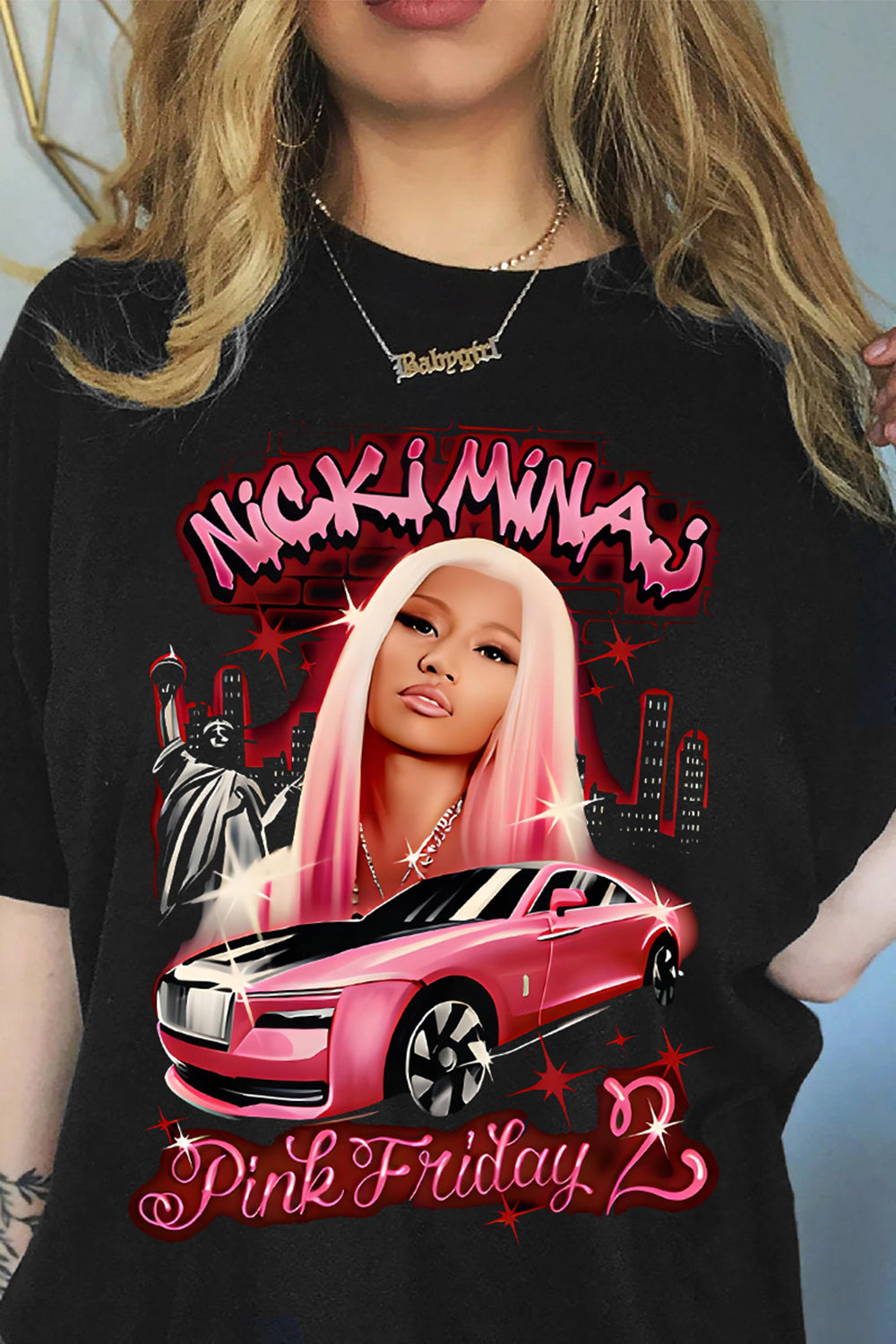 New T-Shirt Nicki Minaj Merch, Shirt Nicki Minaj Vintage For Women