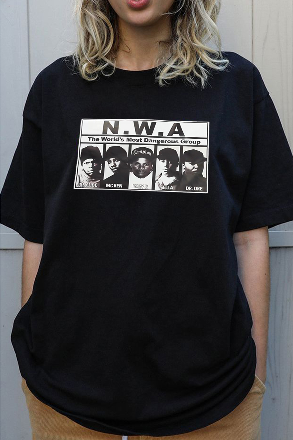New T-Shirt Nwa Personalized Merch, Shirt Nwa Personalized Ladies Short-Sleeved