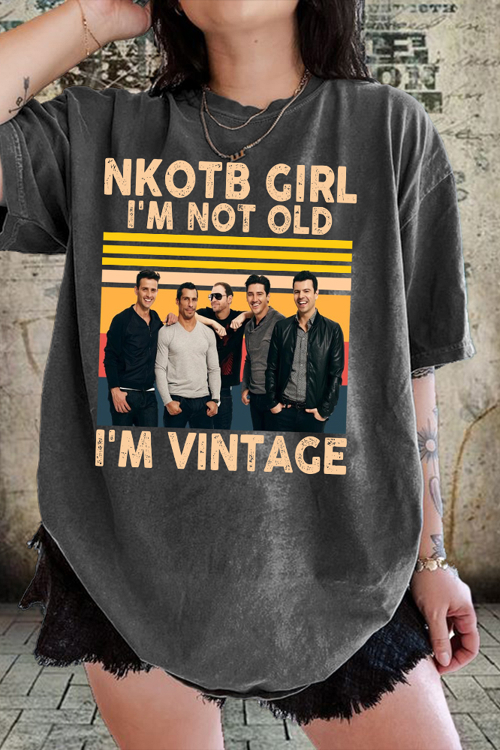 New T-Shirt Nkotb Vintage Merch, Shirt Nkotb Vintage New Kids On The Block For Women