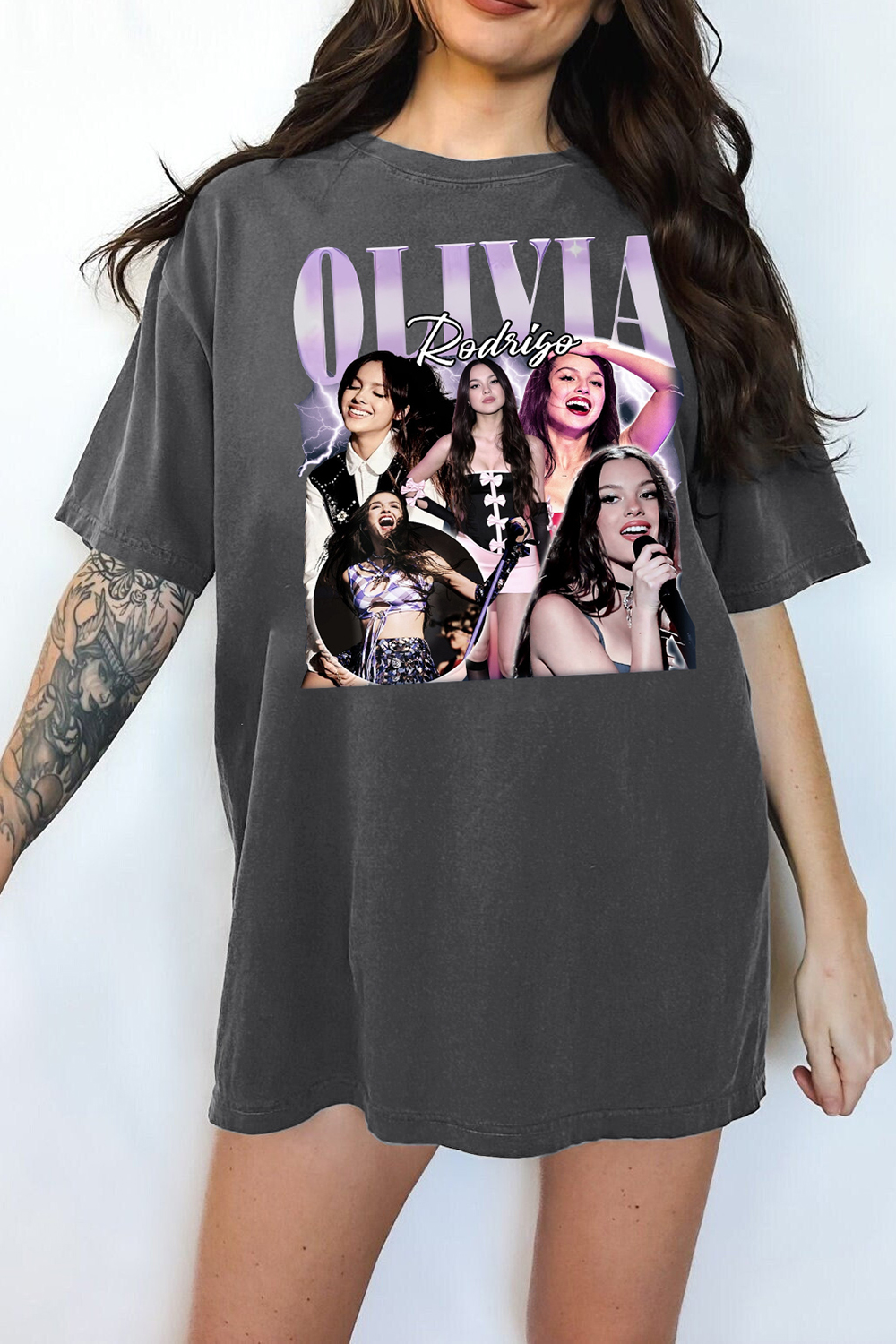 New T-Shirt Olivia Rodrigo Merch, Shirt Olivia Rodrigo Guts World Tour For Women