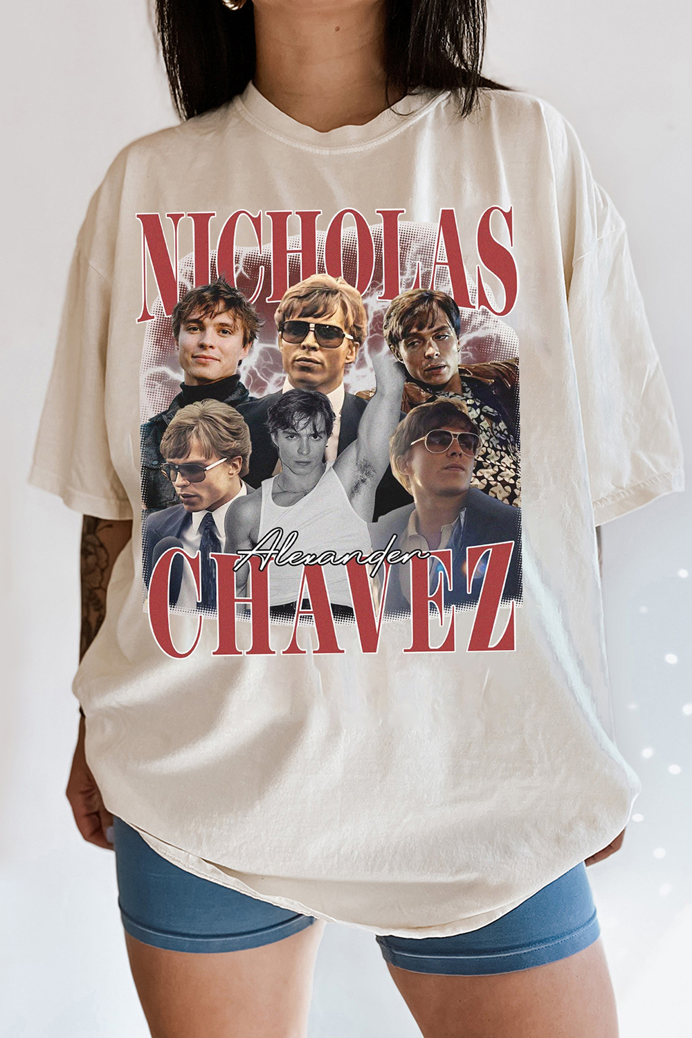 New T-Shirt Nicholas Chavez Merch, Shirt Nicholas Chavez Graphic Retro For Women