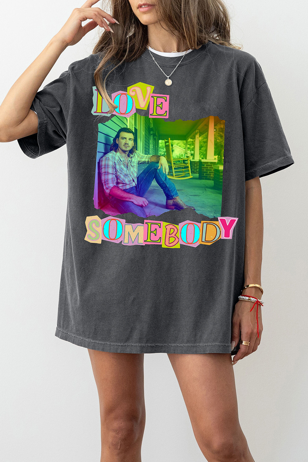 New T-Shirt Morgan Wallen Merch, Shirt Morgan Wallen Love Somebody For Women