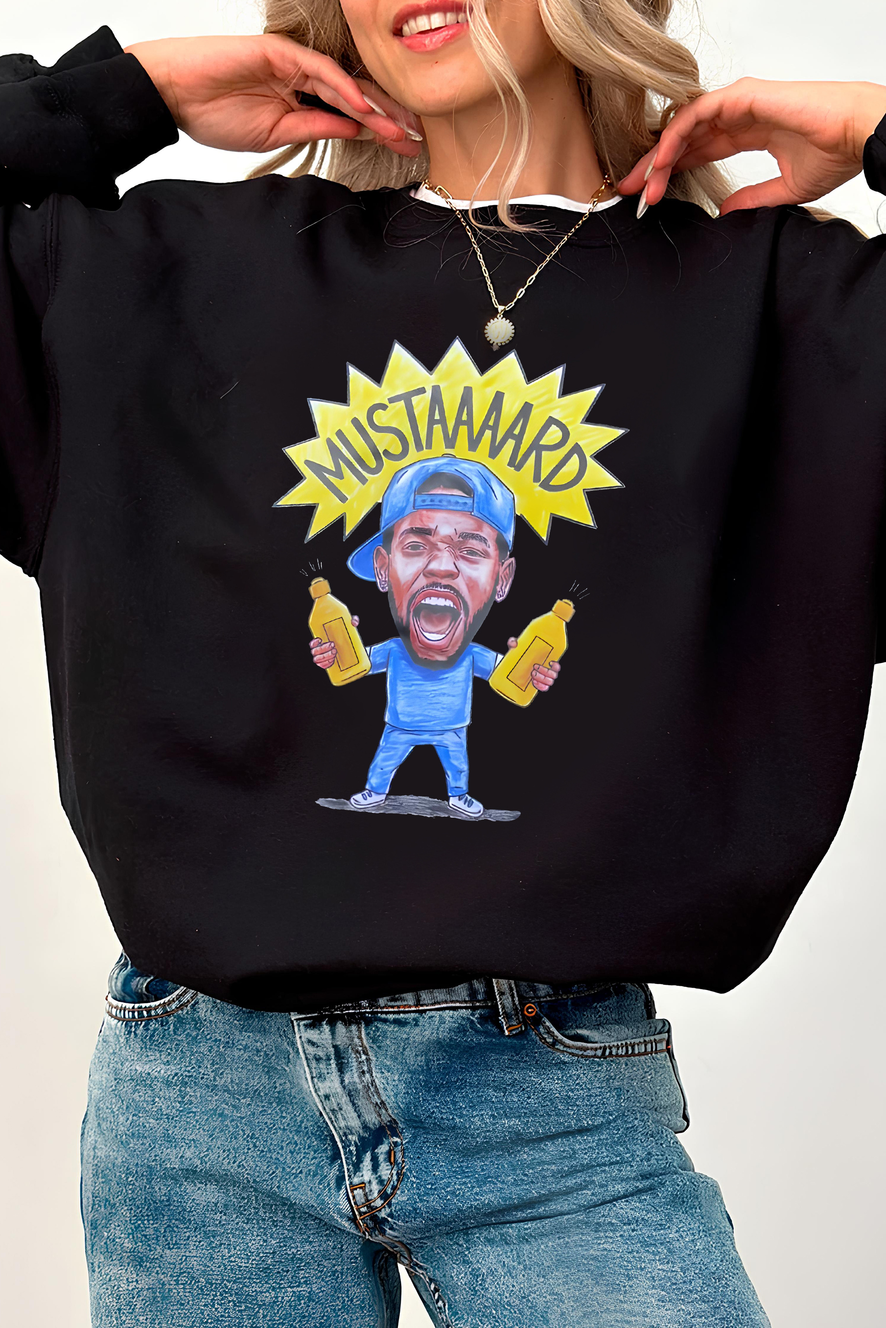 New Mustaaaard Kendrick Fleece Sweatshirt For Women
