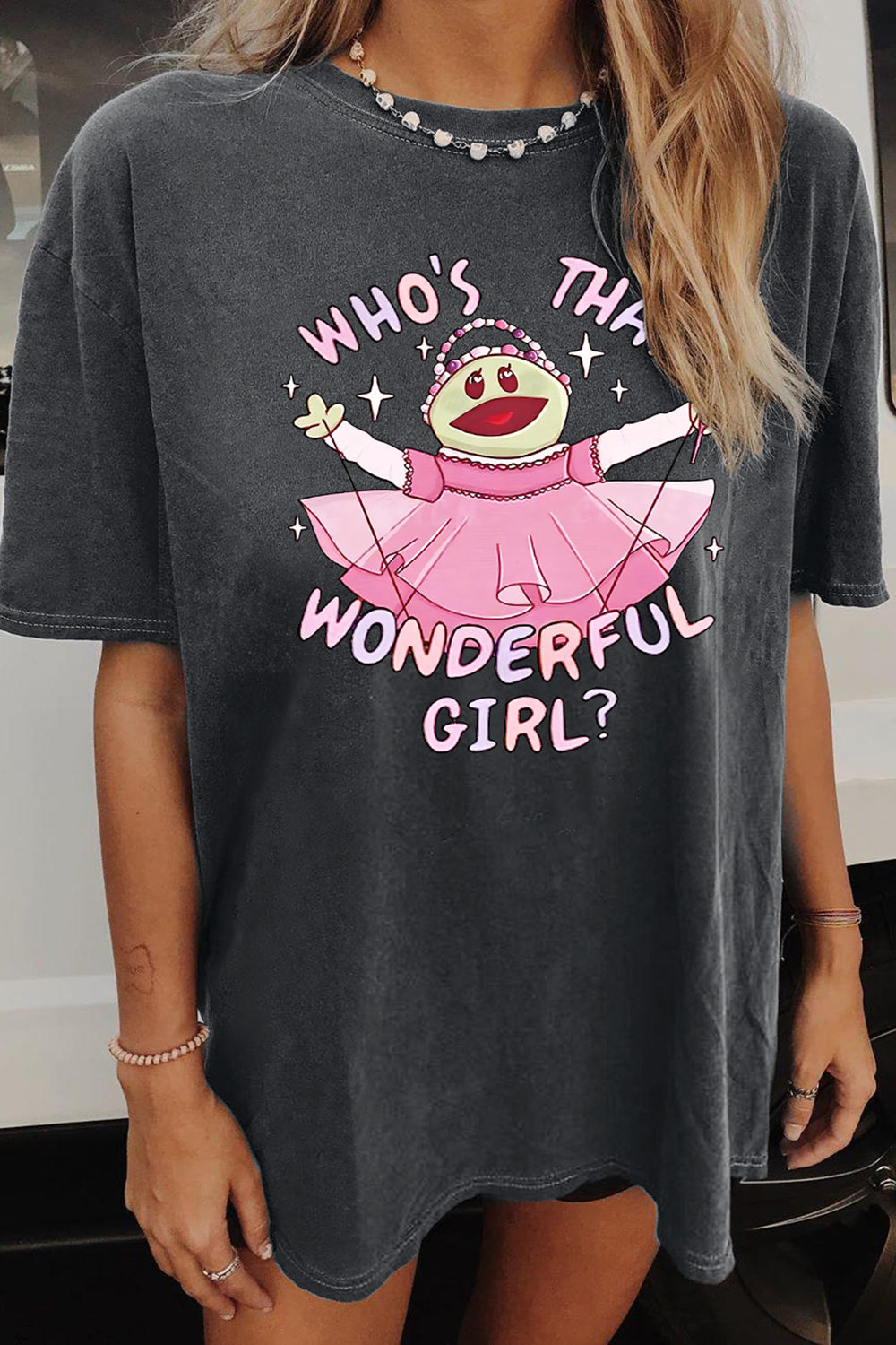 T-Shirt Nanalan Who'S Merch, Shirt Nanalan Who'S That Wonderful Girl For Women