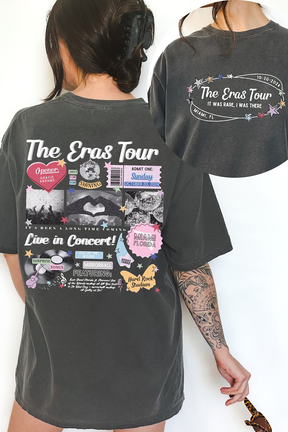 New T-Shirt Miami Night Merch, Shirt Miami Night 3 Retro For Women