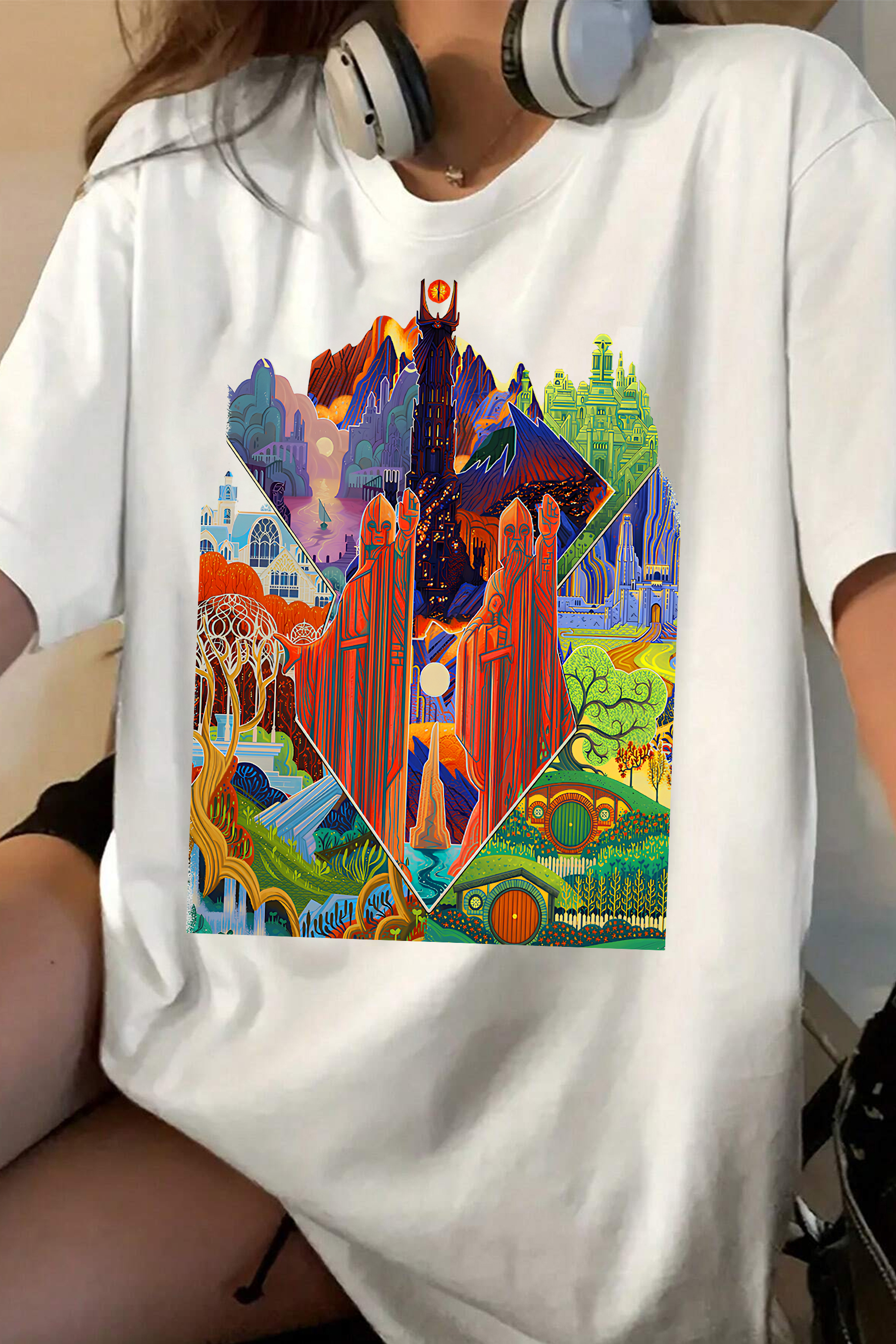 New T-Shirt Middle Earth Merch, Shirt Middle Earth For Women