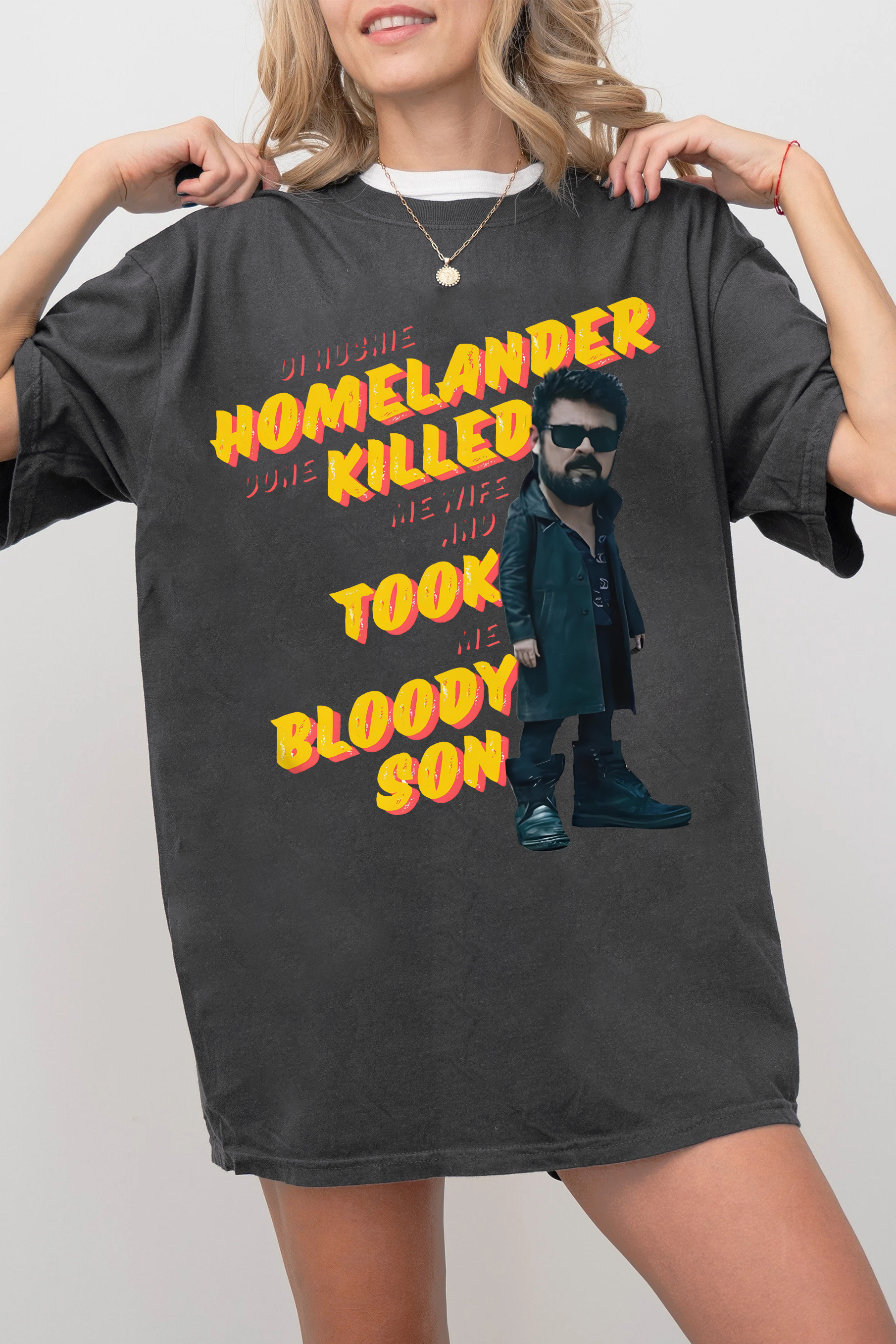 New T-Shirt Mini Butcher Merch, Shirt Mini Butcher The Boys Tv Show Meme For Women