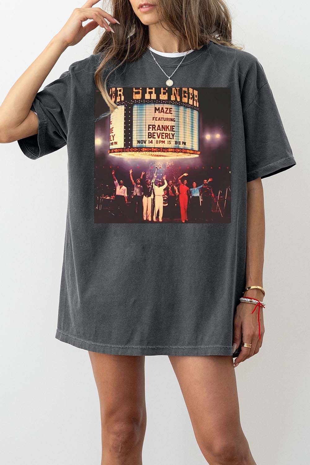 New T-Shirt Maze Featuring Merch, Shirt Maze Featuring Frankie Beverly For Women