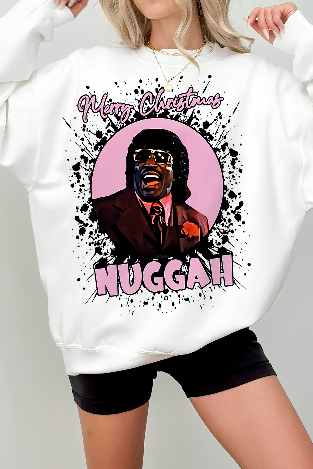 New Merry Christmas Nuggah Fleece Sweatshirt For Women