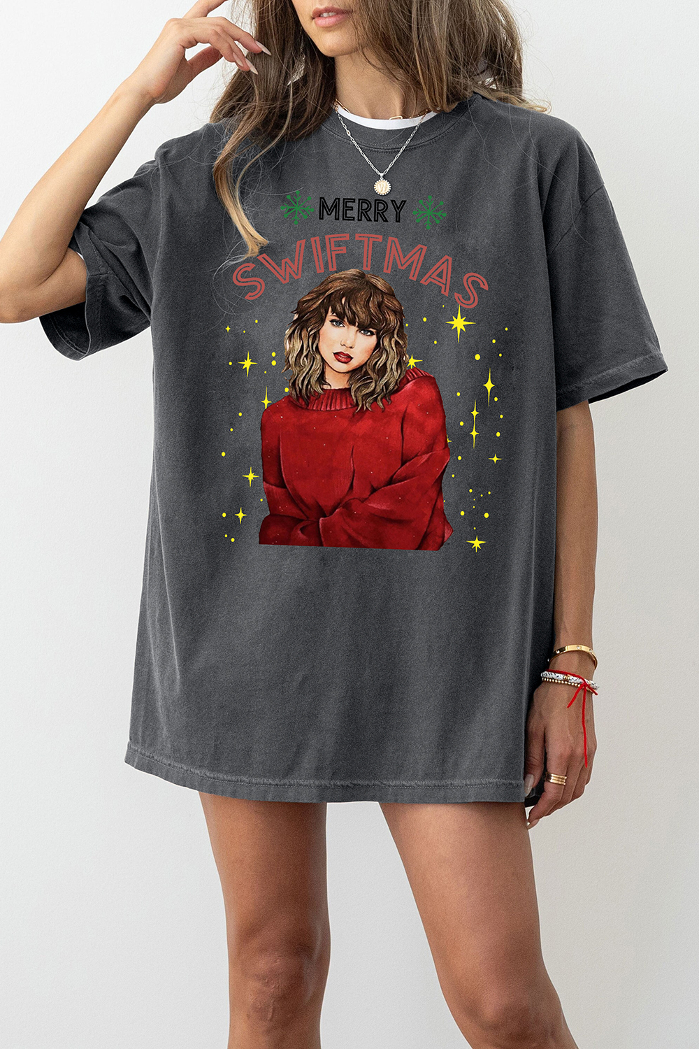 New T-Shirt Merry Swiftmas Merch, Shirt Merry Swiftmas Eras Concert Of The Year For Women