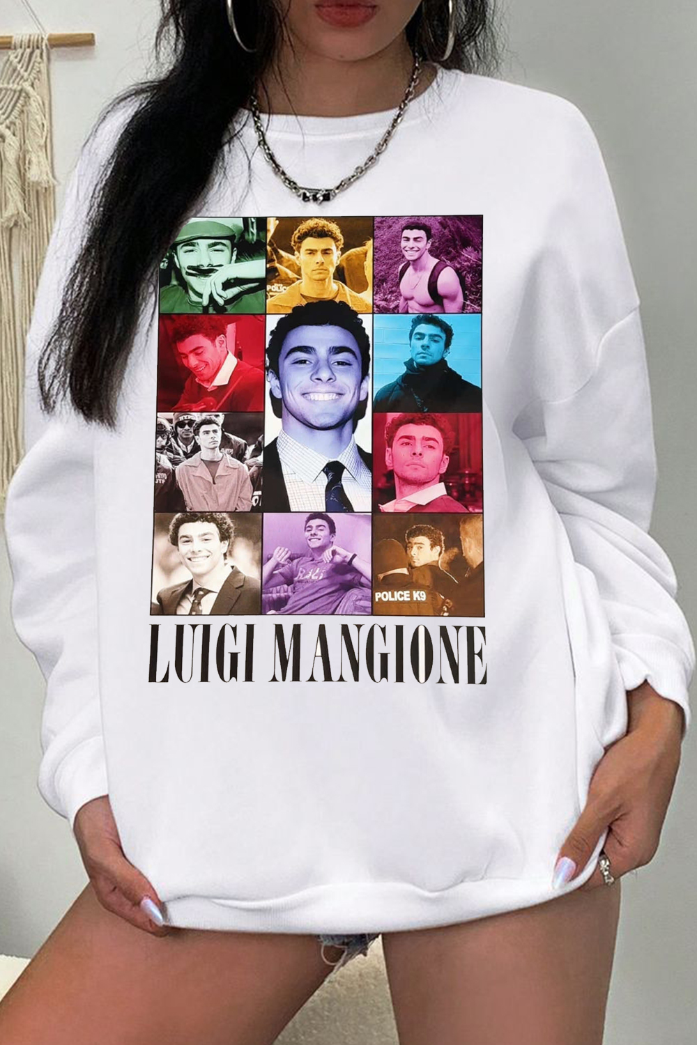 New Luigismansion Crew Neck Women Sweatshirt
