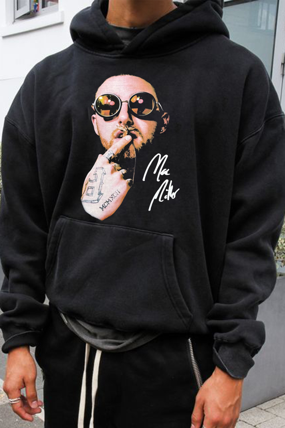 New Macmiller Personalized Men’S Hooded Sweatshirt