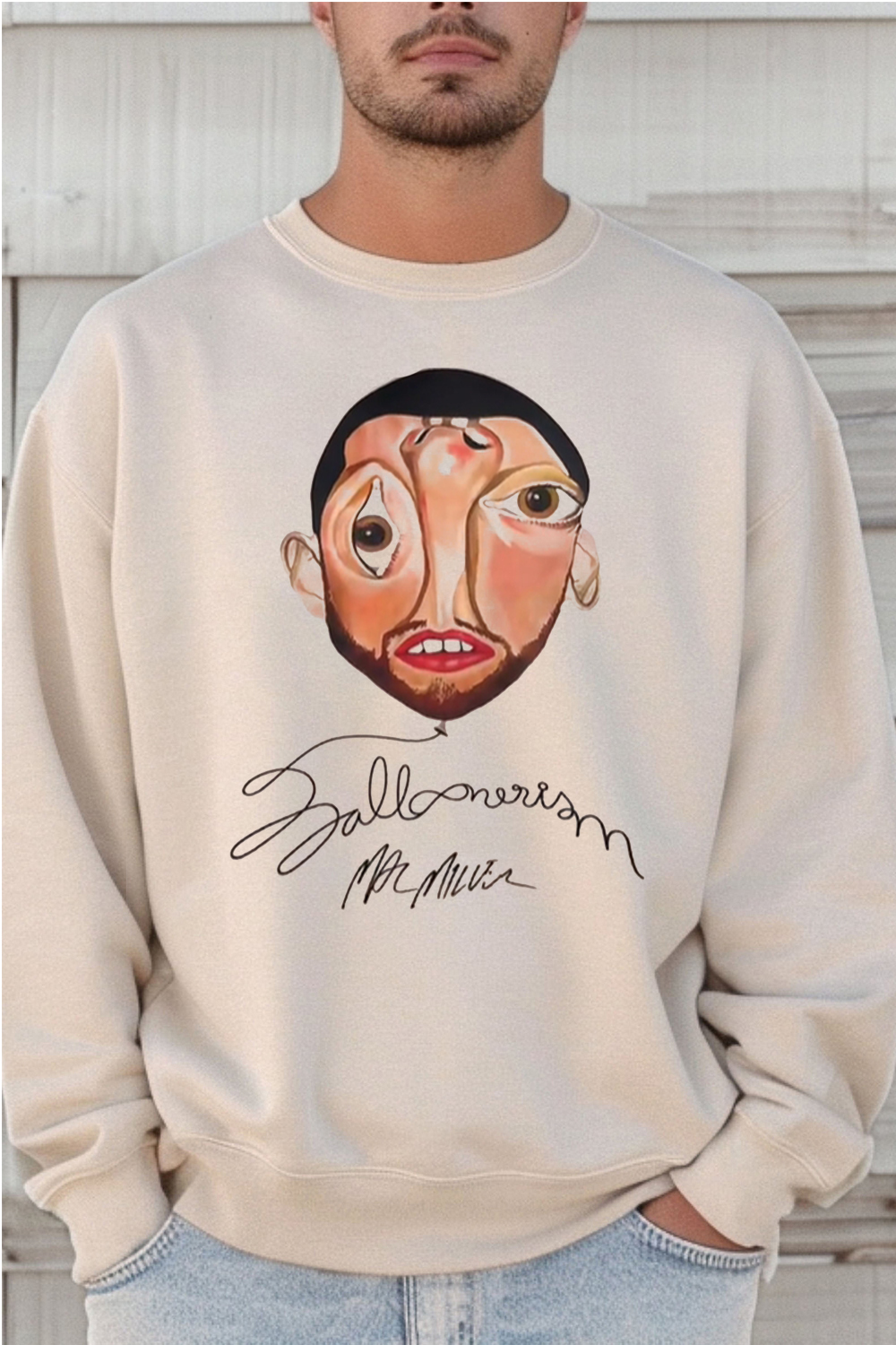 New Macmiller Men’S Crew Neck Sweatshirt