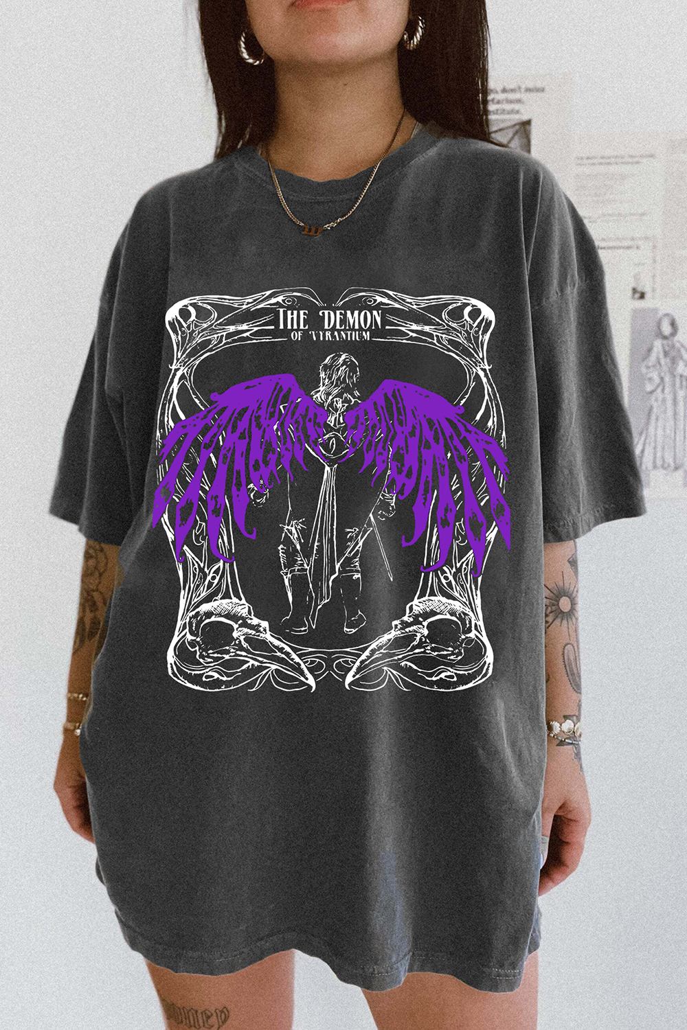 T-Shirt Lucanis Dellamorte Merch, Shirt Lucanis Dellamorte Demon Of Vyrantium Dragon Age Veilguard For Women