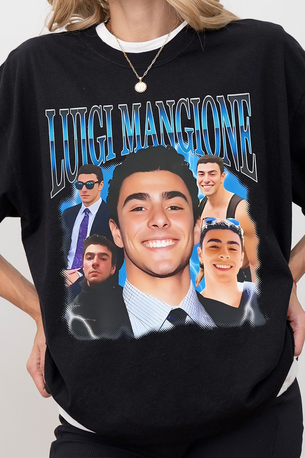 New T-Shirt Luigi Mangione Merch, Shirt Luigi Mangione Graphic For Women