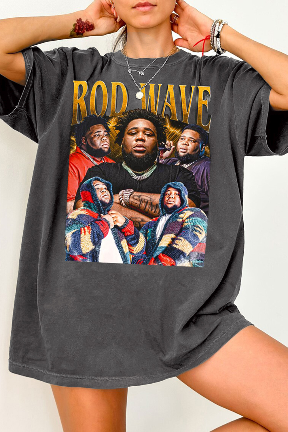 New T-Shirt Limited Rod Merch, Shirt Limited Rod Wave Merch Graphic For Women