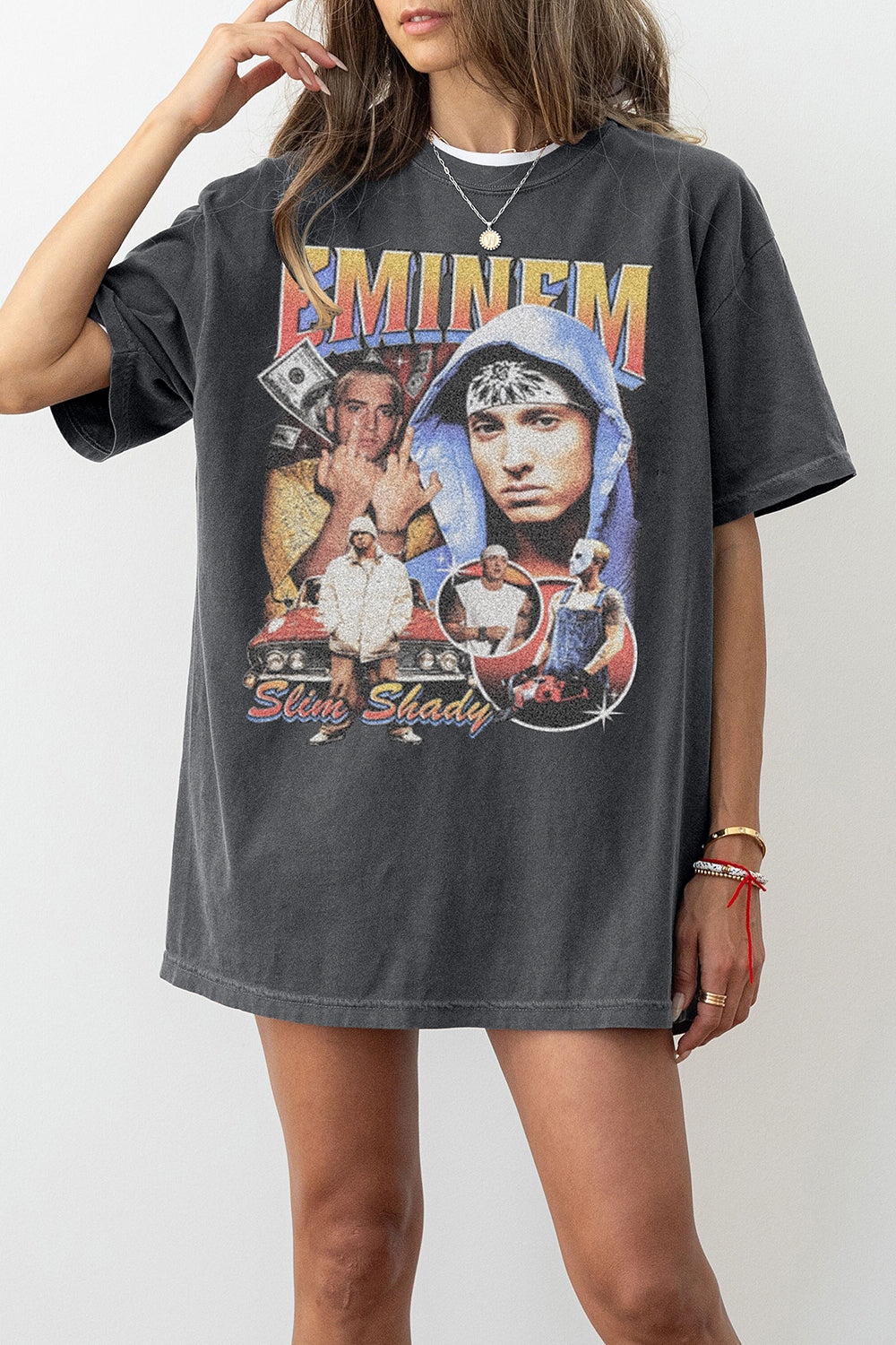 New T-Shirt Limited Eminem Merch, Shirt Limited Eminem Slim Shady Vintage For Women