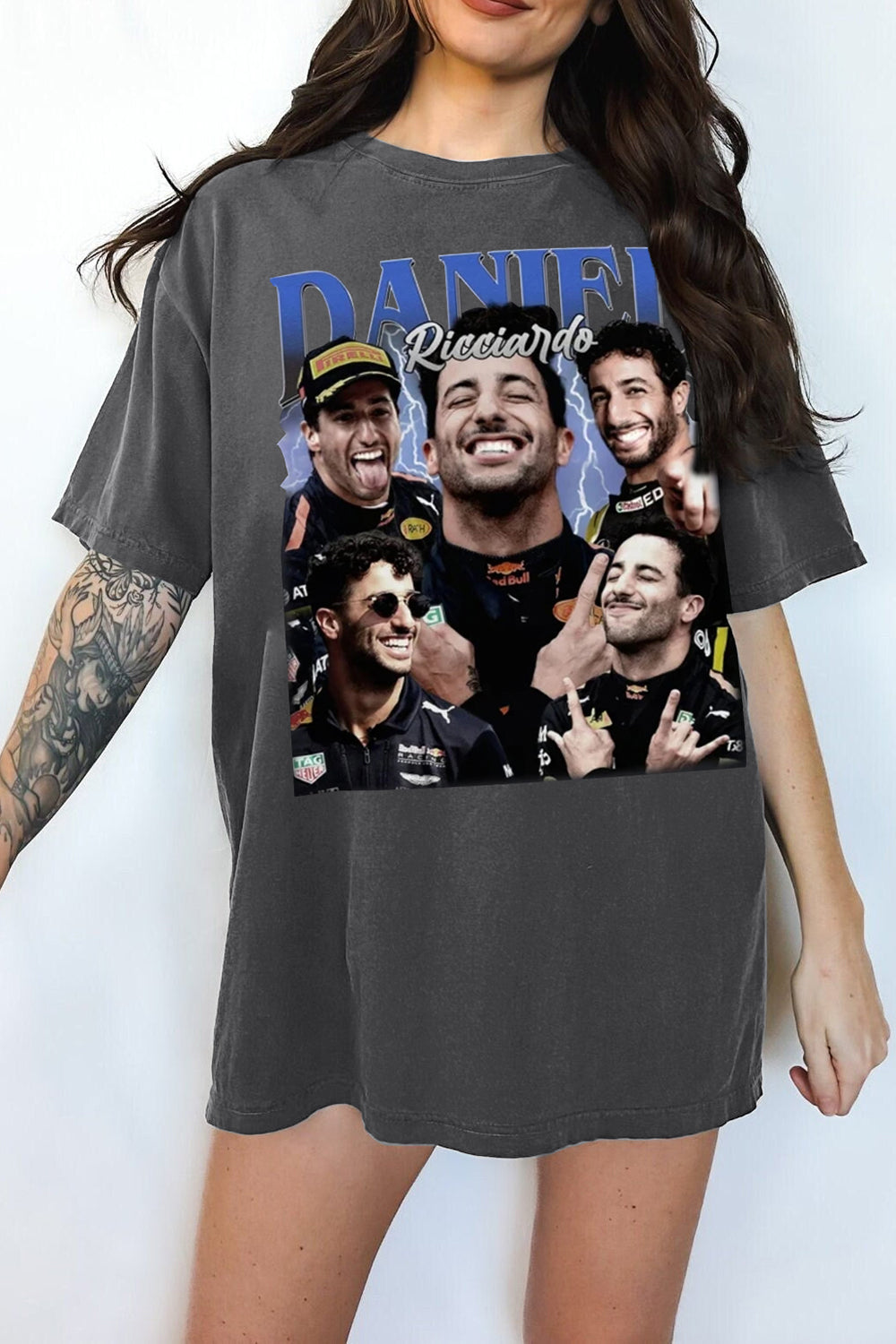 New T-Shirt Limited Daniel Merch, Shirt Limited Daniel Ricciardo Vintage For Women