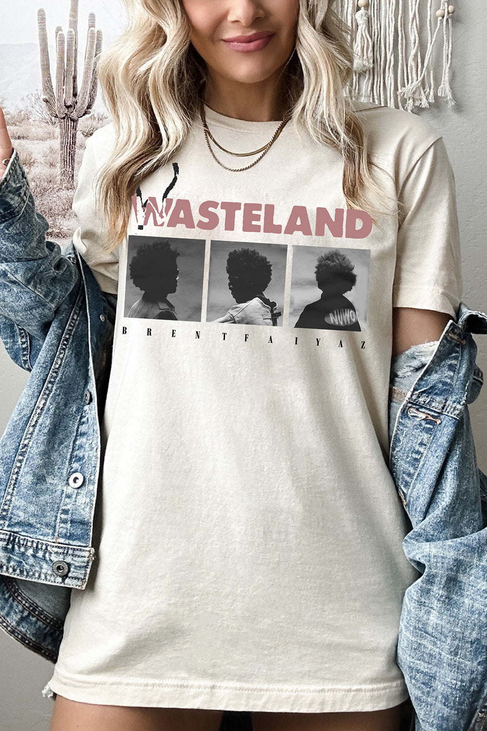 T-Shirt Limited Brent Merch, Shirt Limited Brent Faiyaz Wasteland For Women