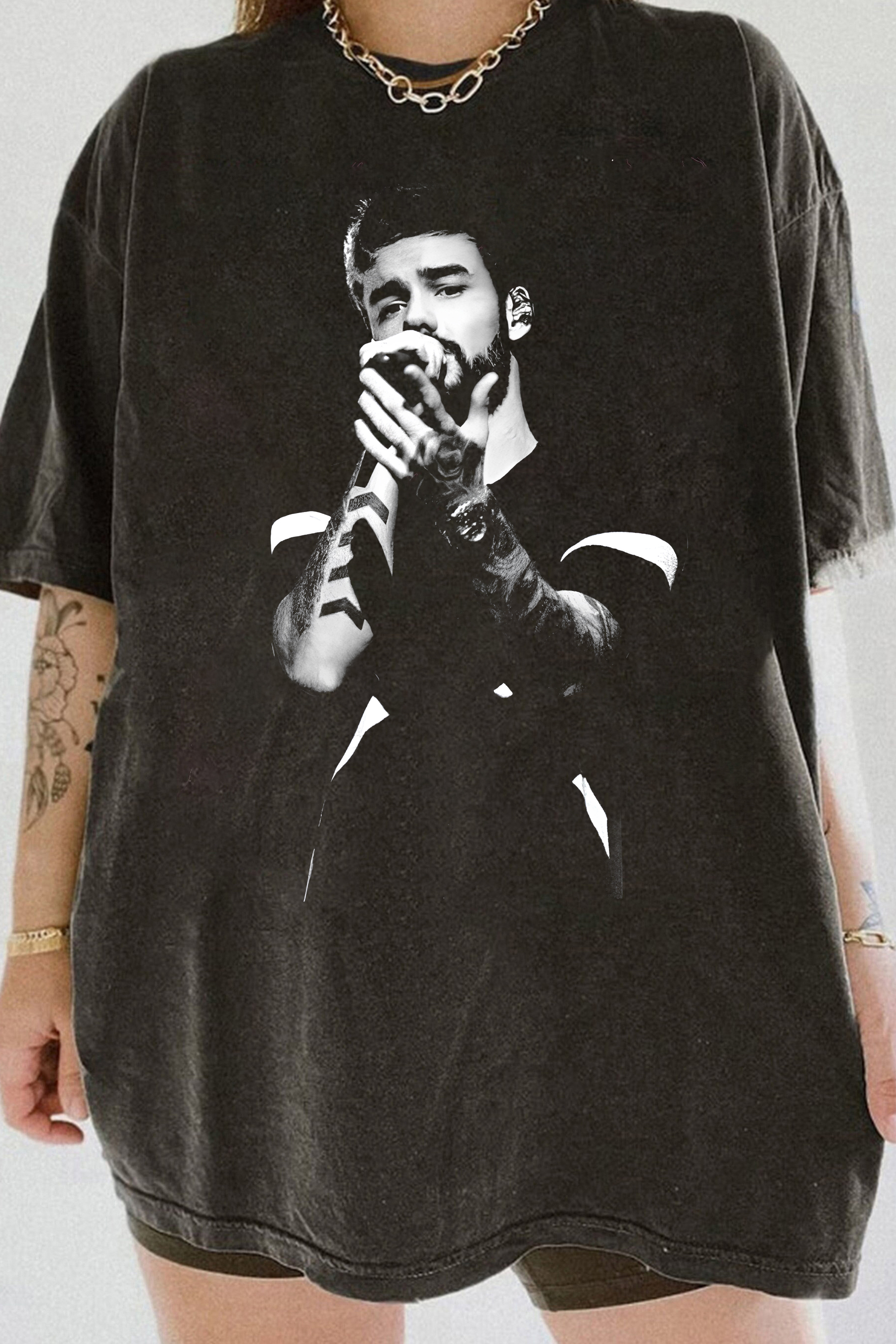 T-Shirt Liam Payne Merch, Shirt Liam Payne One Dirction For Women