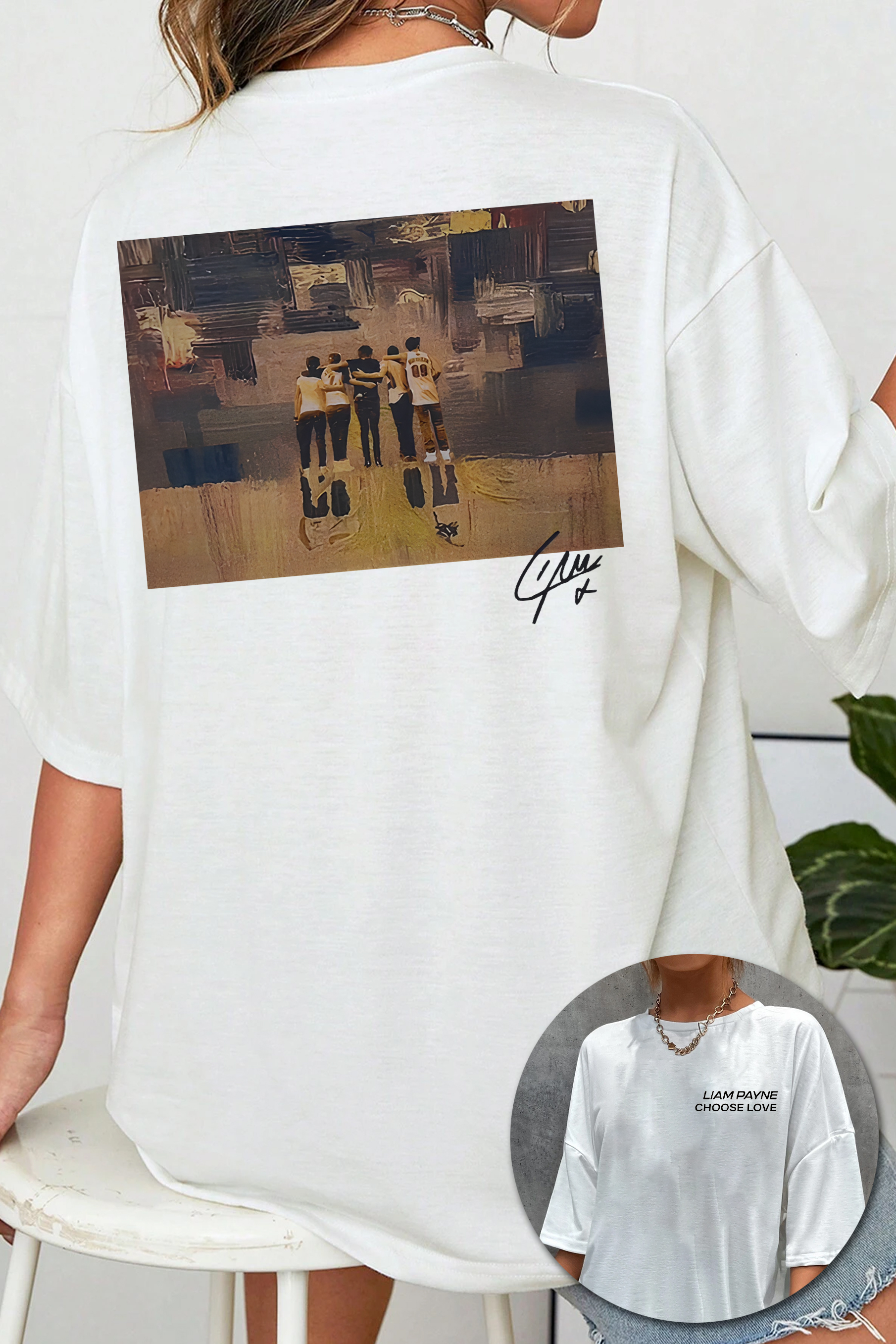 T-Shirt Liam Payne Merch, Shirt Liam Payne Choose Love For Women