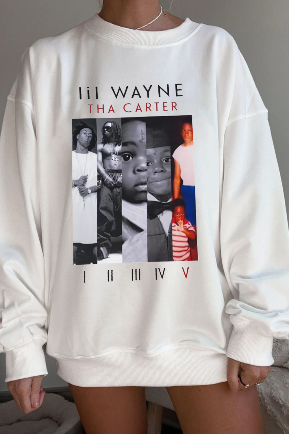New Lil Wayne Tha Carter Crew Neck Sweatshirt