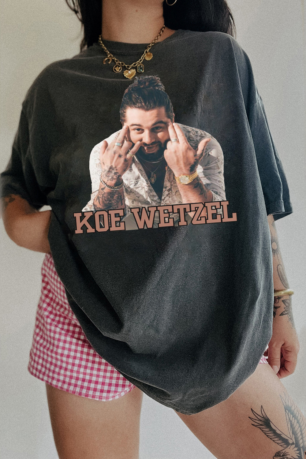 New T-Shirt Koe Wetzel Merch, Shirt Koe Wetzel Graphic For Women