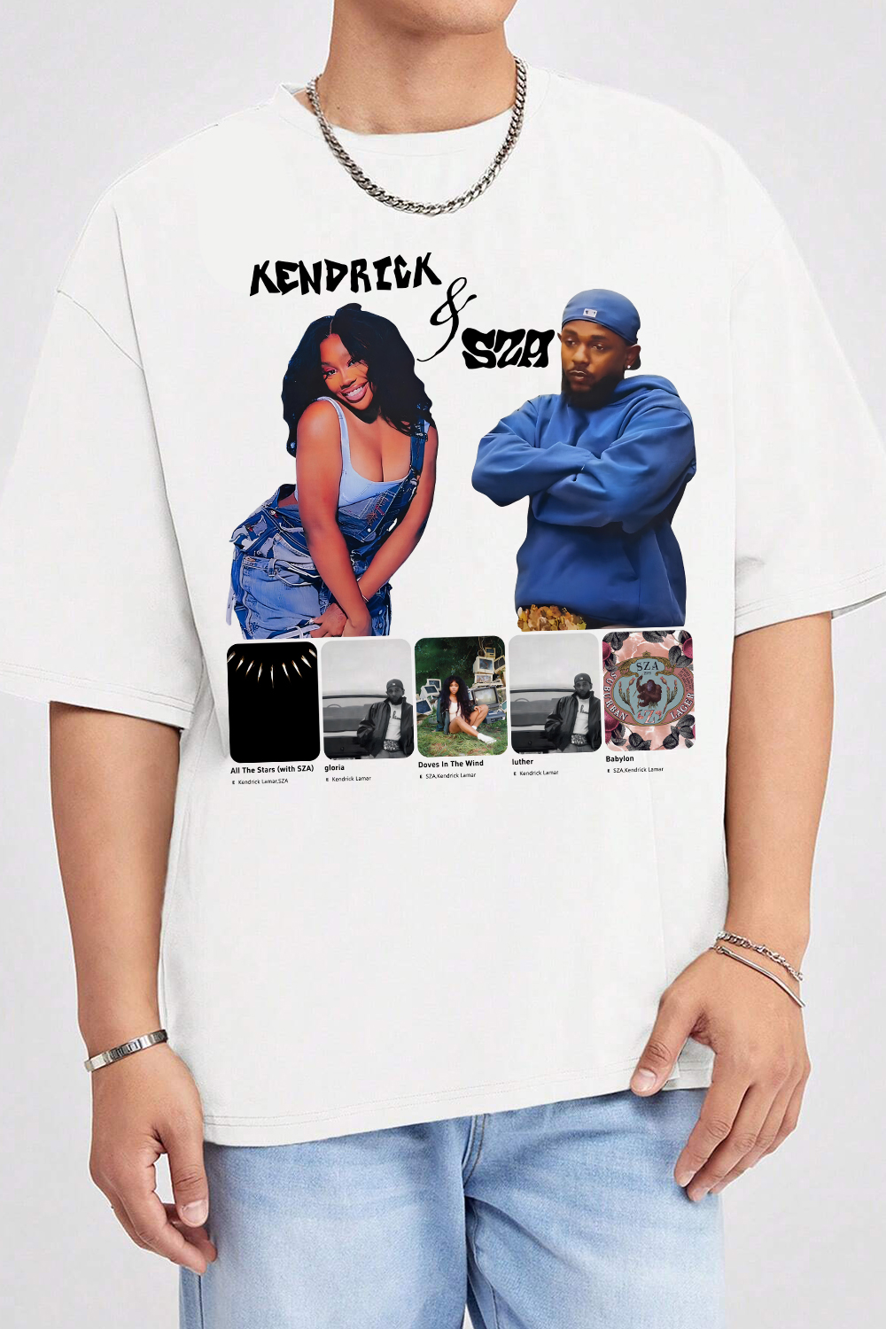 New T-Shirt Kendric&Sza Album Merch, Shirt Kendric&Sza Album For Men