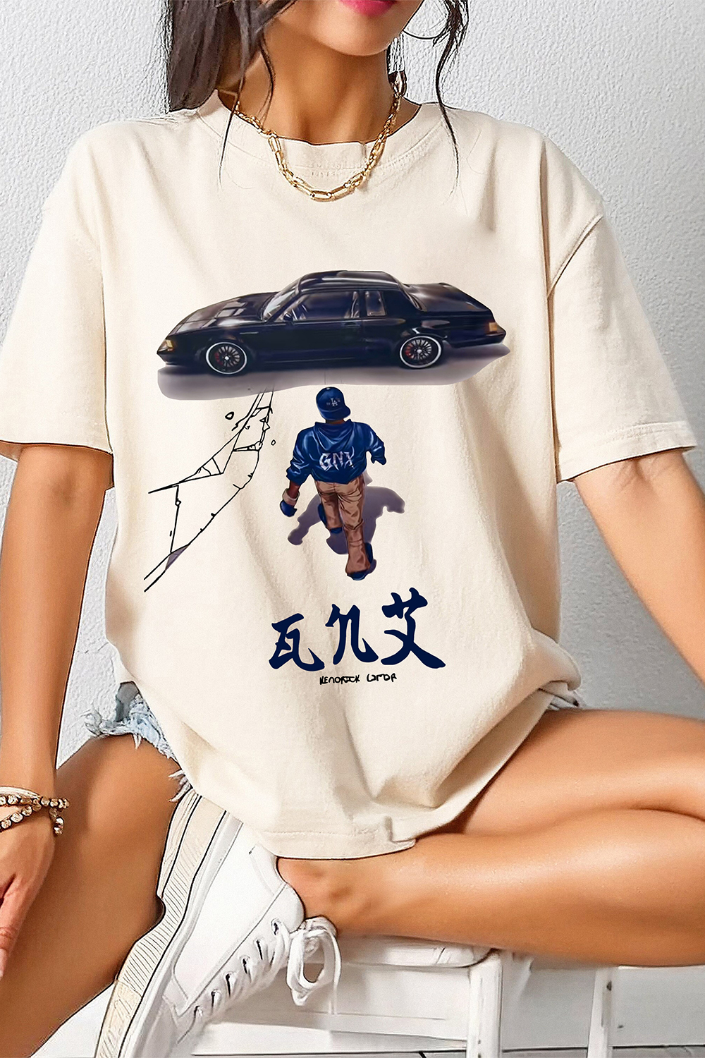 New T-Shirt Kendrick Lamar Merch, Shirt Kendrick Lamar Album Akira For Women
