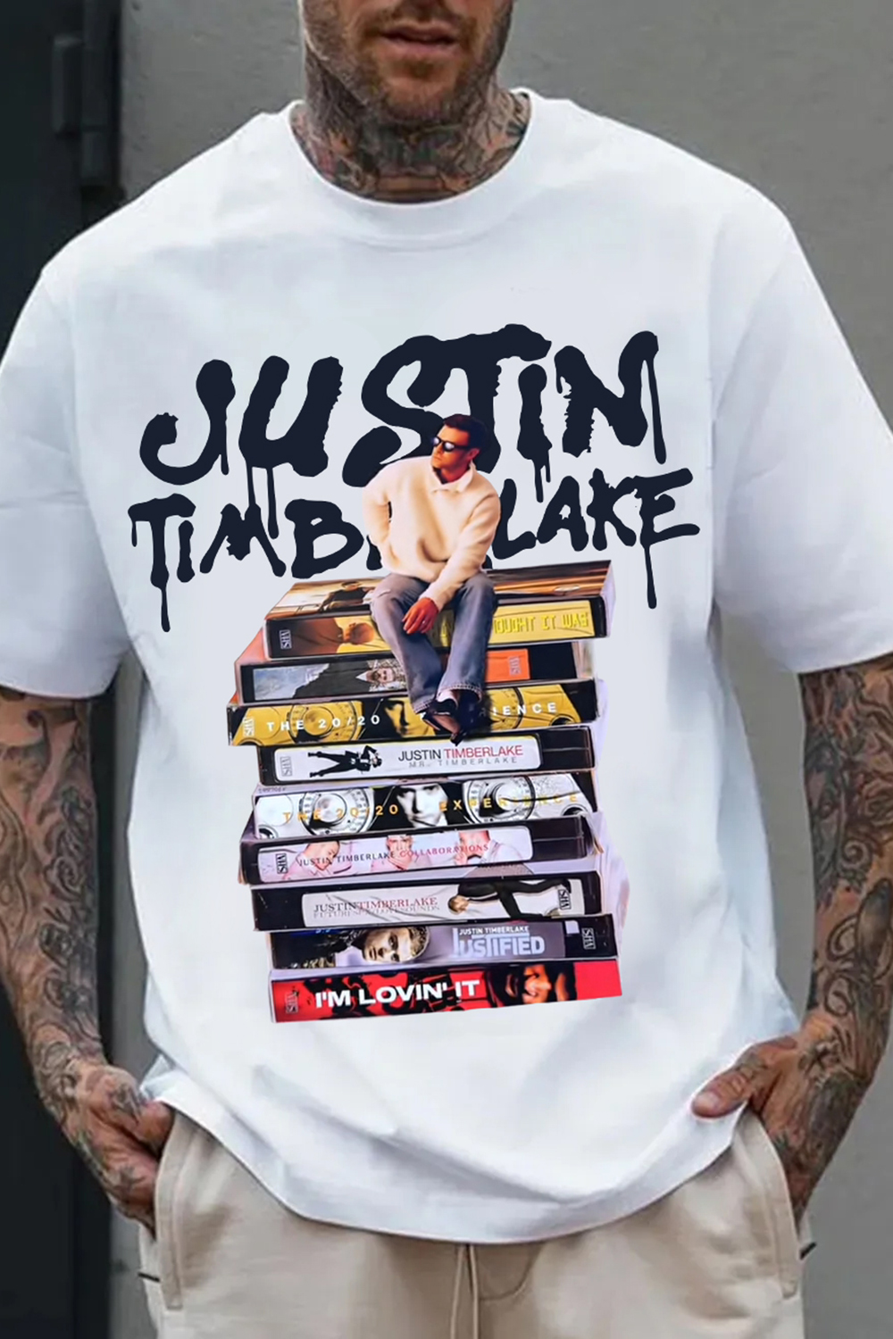 New T-Shirt Justin Timberlake Merch, Shirt Justin Timberlake Concert Album For Men