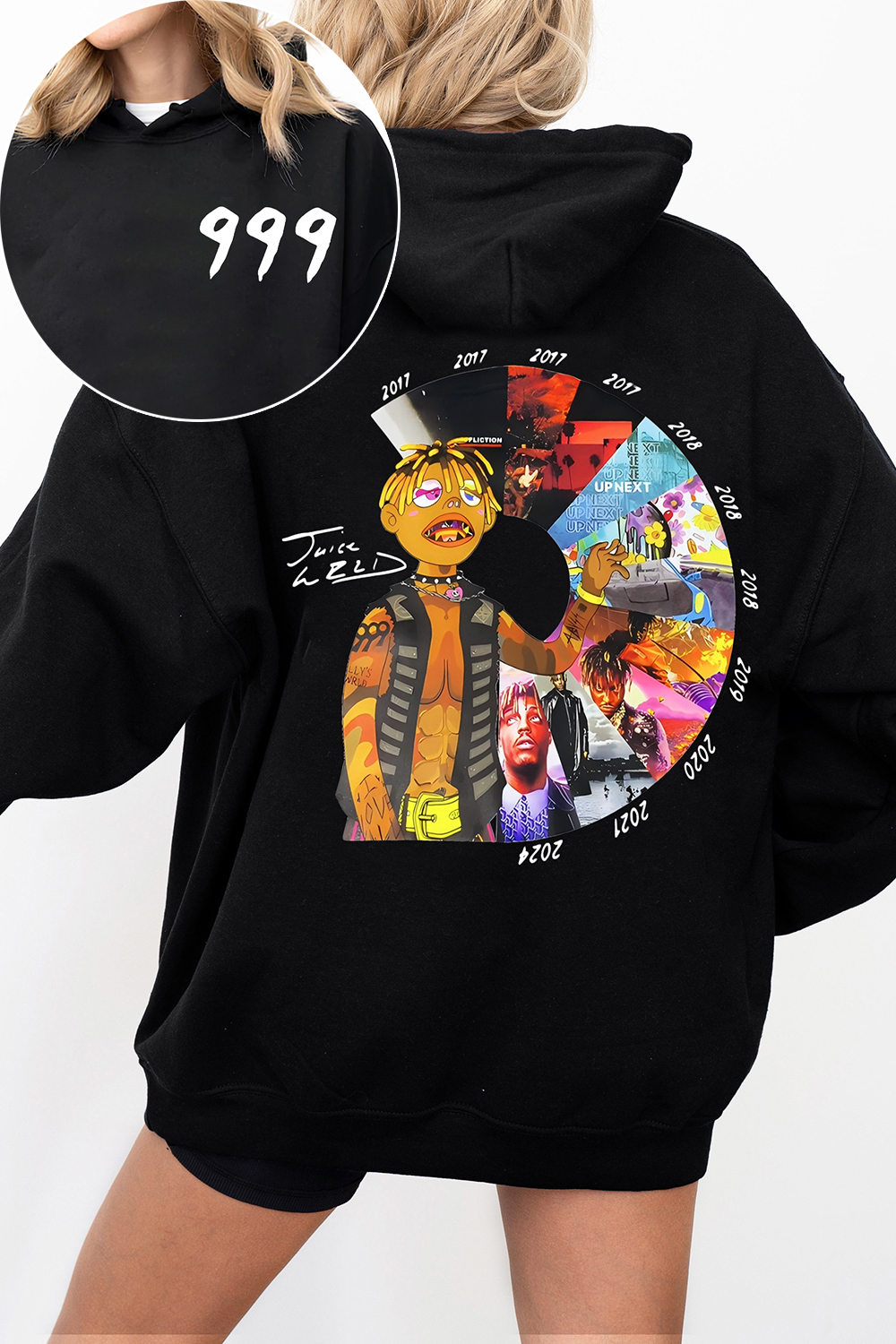 New Juice Wrld 999 Album Legend Never Dies Fleece Hoodie For Women
