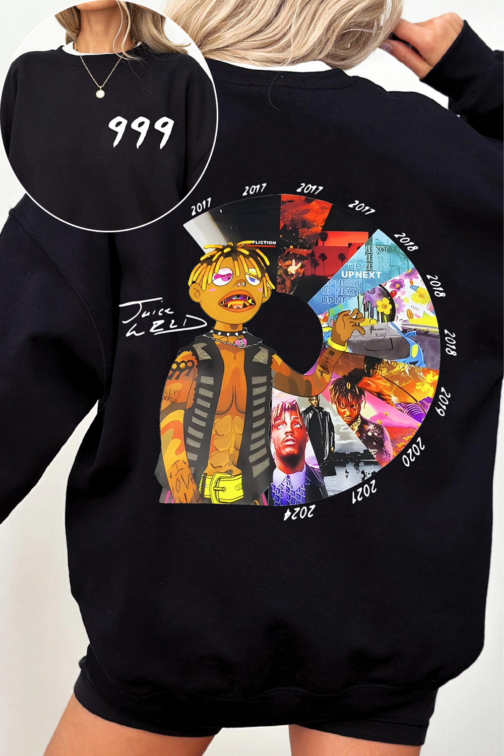 New Juice Wrld 999 Album Legend Never Dies Fleece Sweatshirt For Women