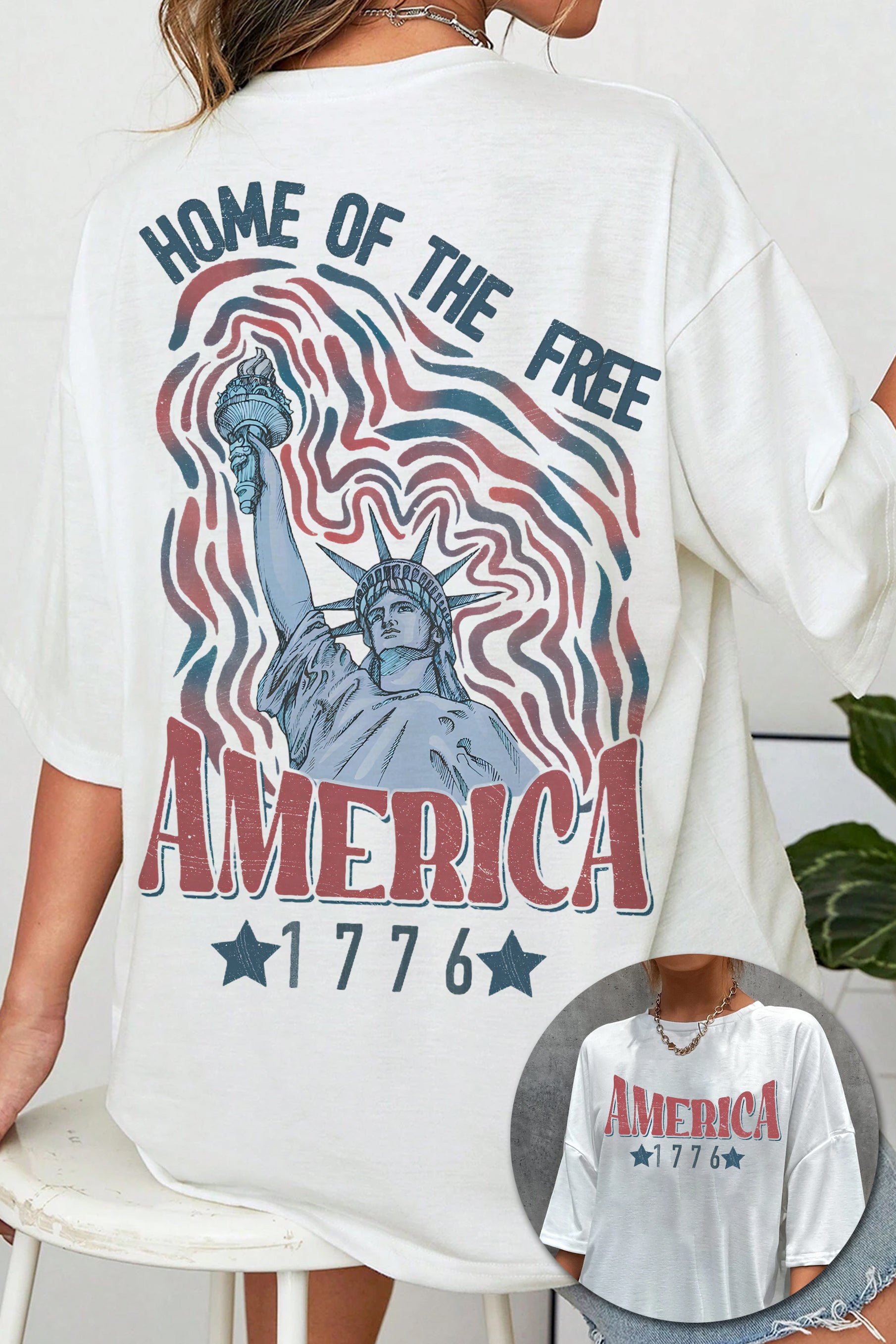New T-Shirt July 4Th Merch, Shirt July 4Th Patriotic For Women