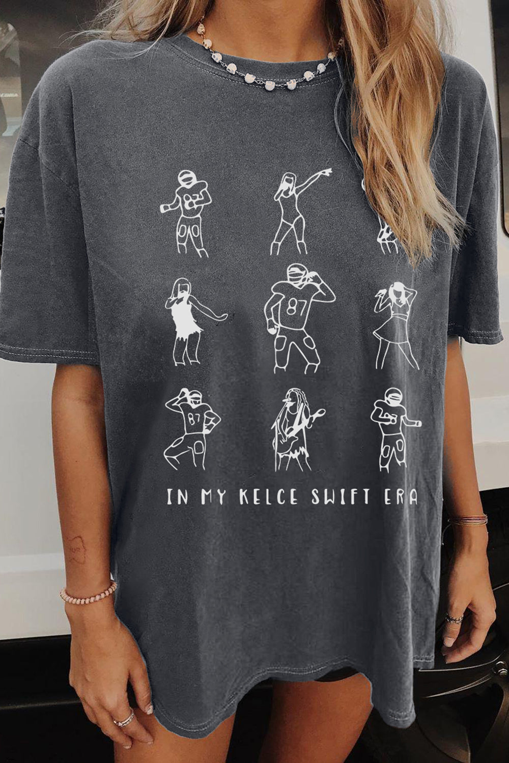 New T-Shirt In My Merch, Shirt In My Kelce Swift Era For Women