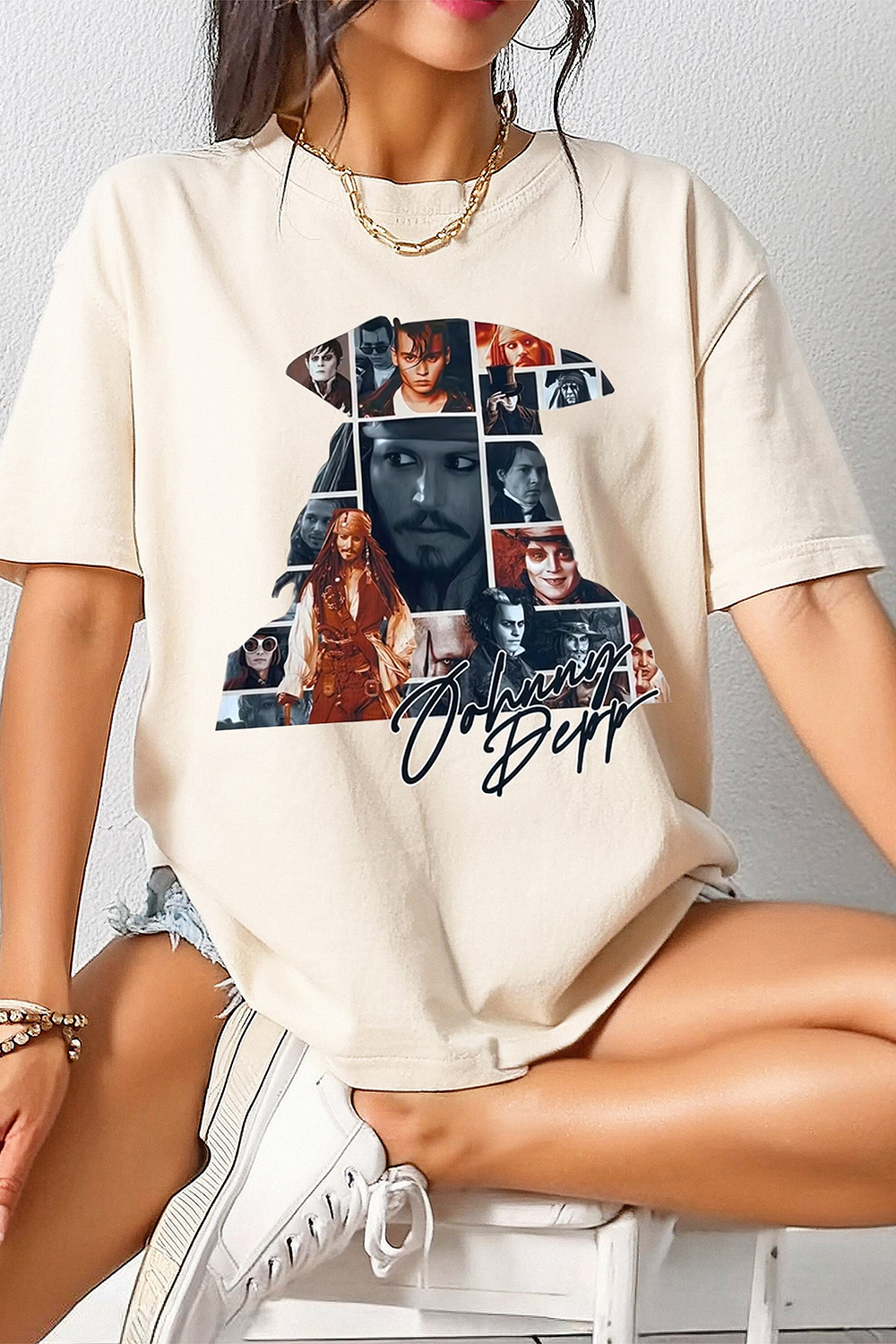 New T-Shirt Jack Sparrow Merch, Shirt Jack Sparrow Graphic For Women