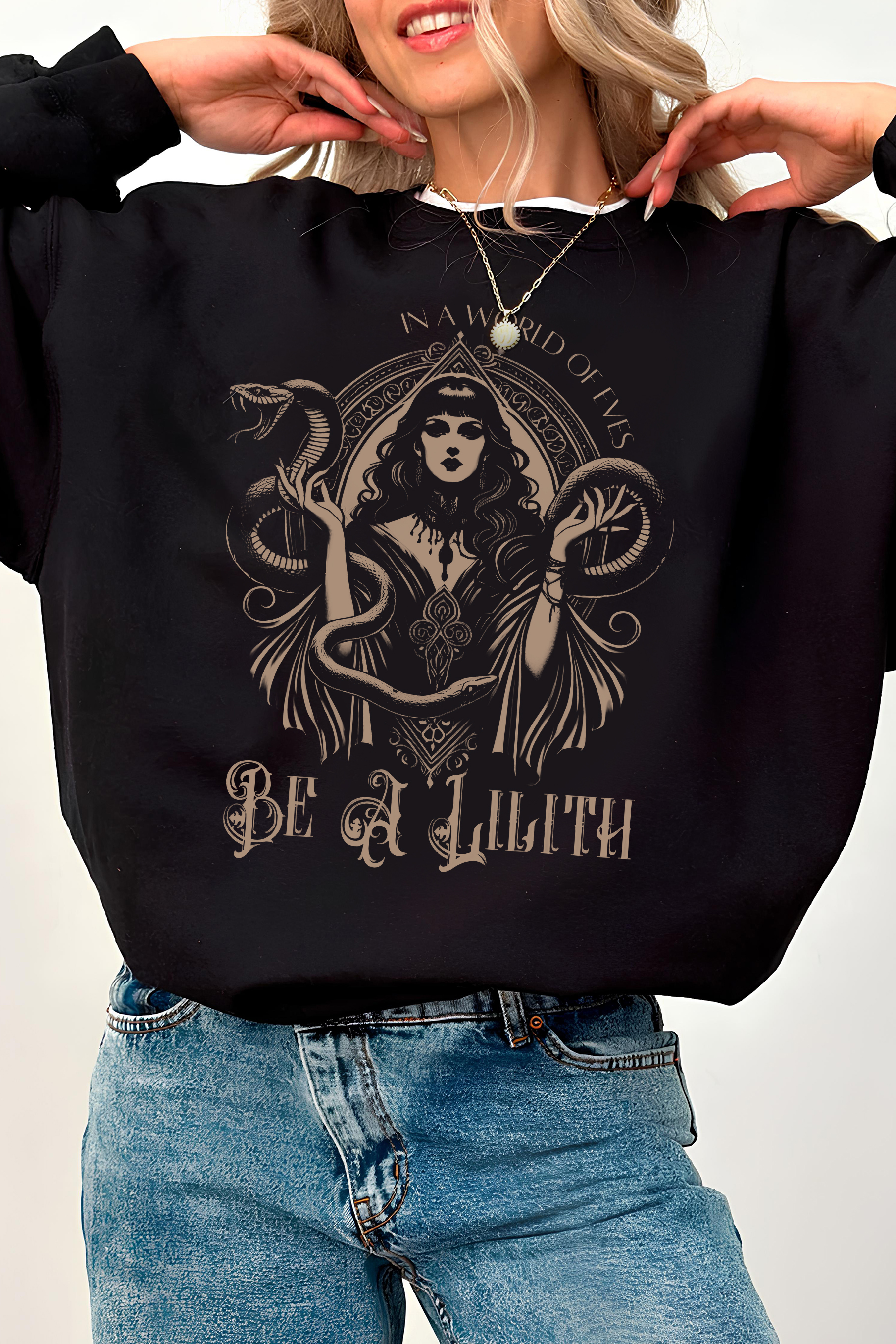 New In A World Of Eves Be A Lilith Fleece Sweatshirt For Women