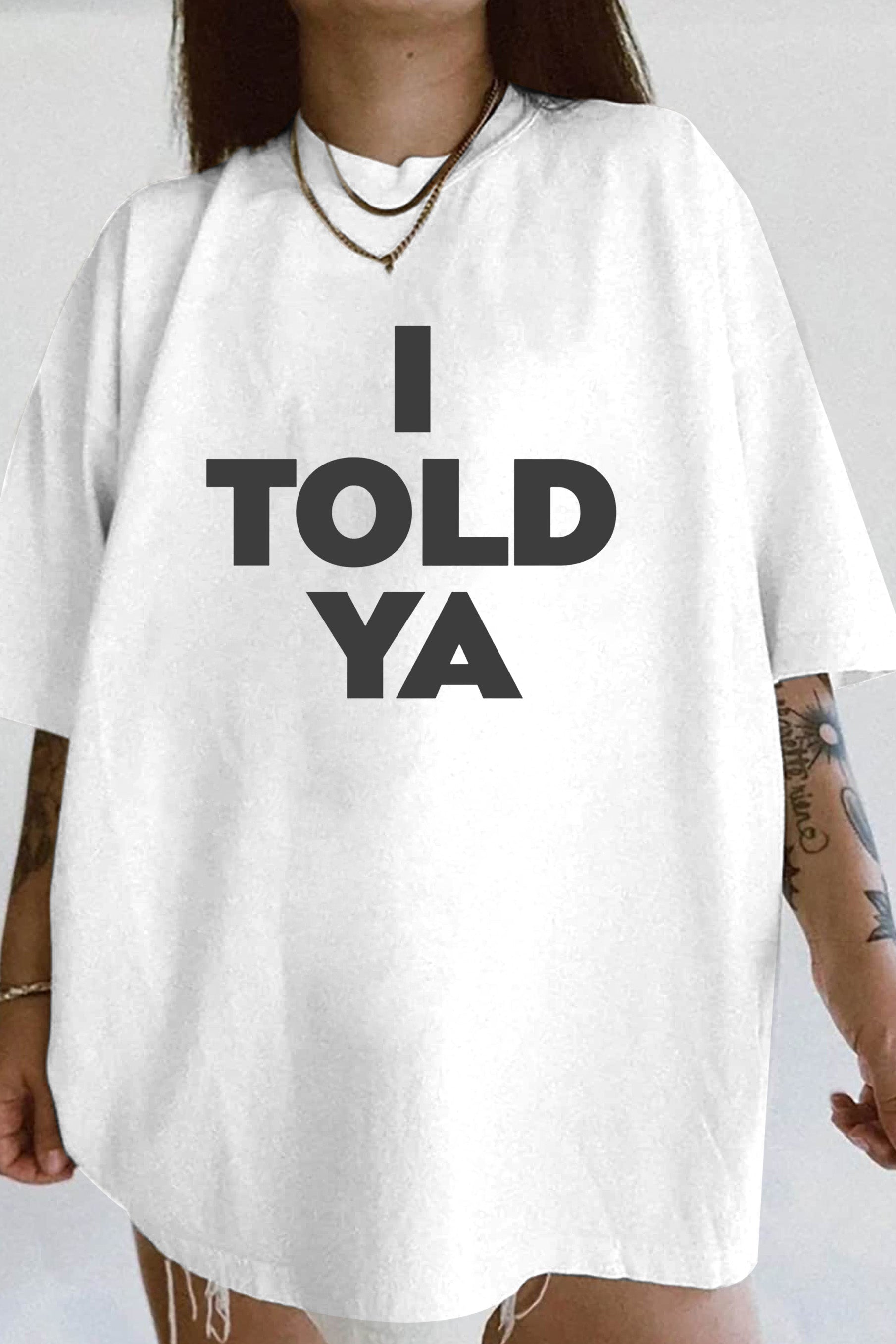 T-Shirt I Told Merch, Shirt I Told Ya Challengers Movie For Women