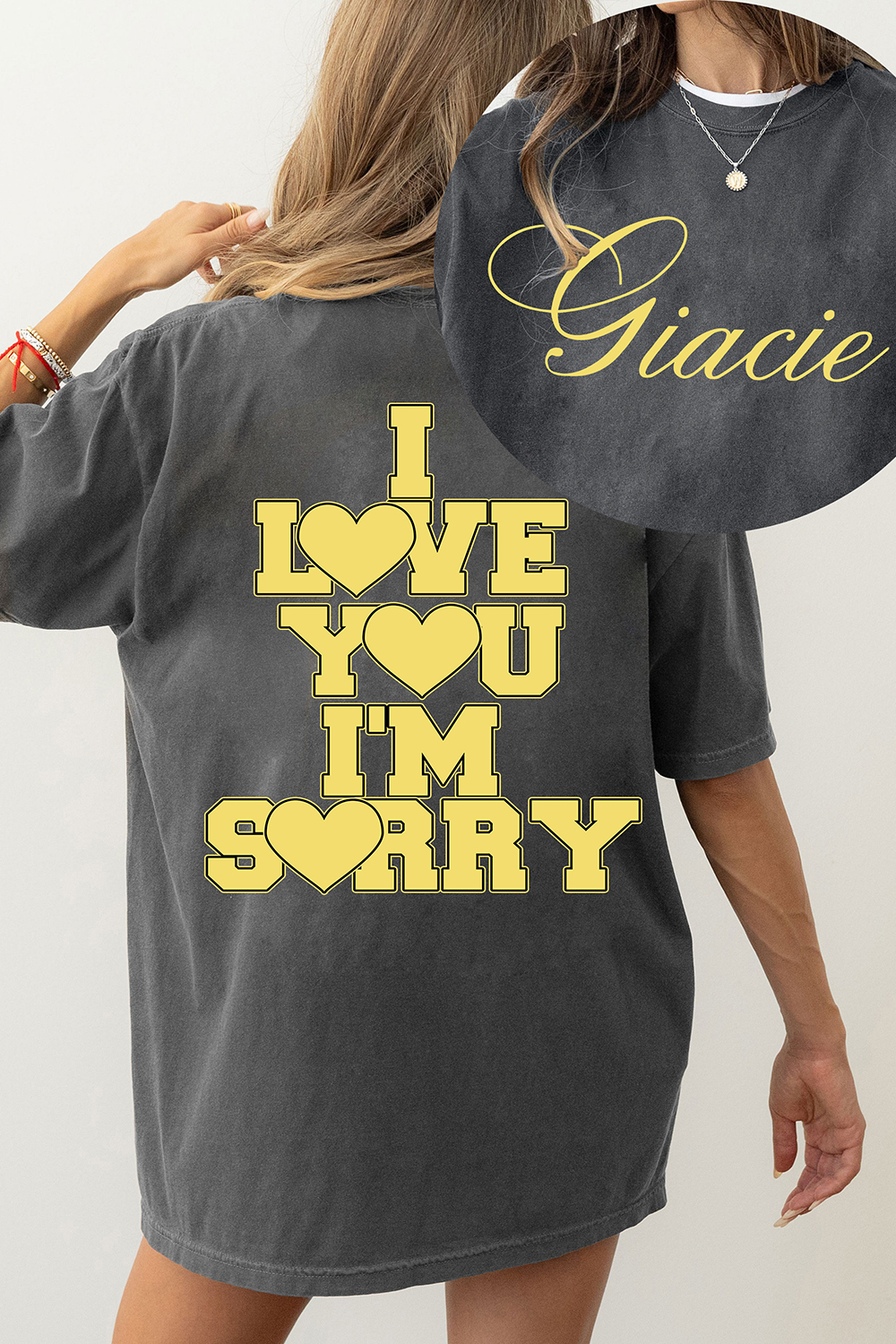 T-Shirt I Love Merch, Shirt I Love You I'M Sorry Gracie Abrams Inspired Merch For Women
