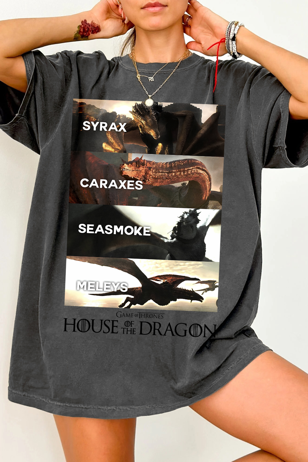 T-Shirt Hotd Dragon Merch, Shirt Hotd Dragon For Women