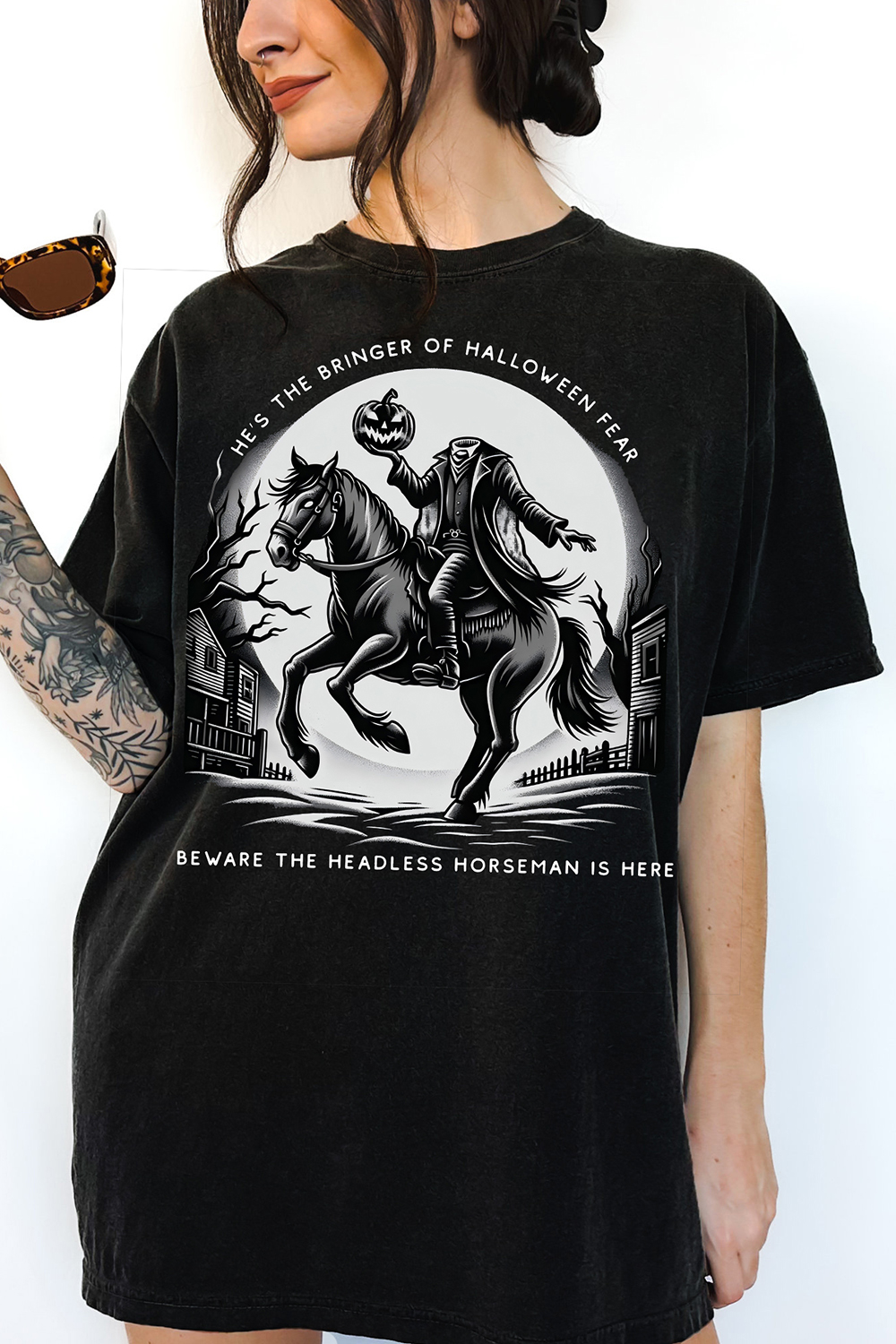 T-Shirt Headless Horseman Merch, Shirt Headless Horseman For Women