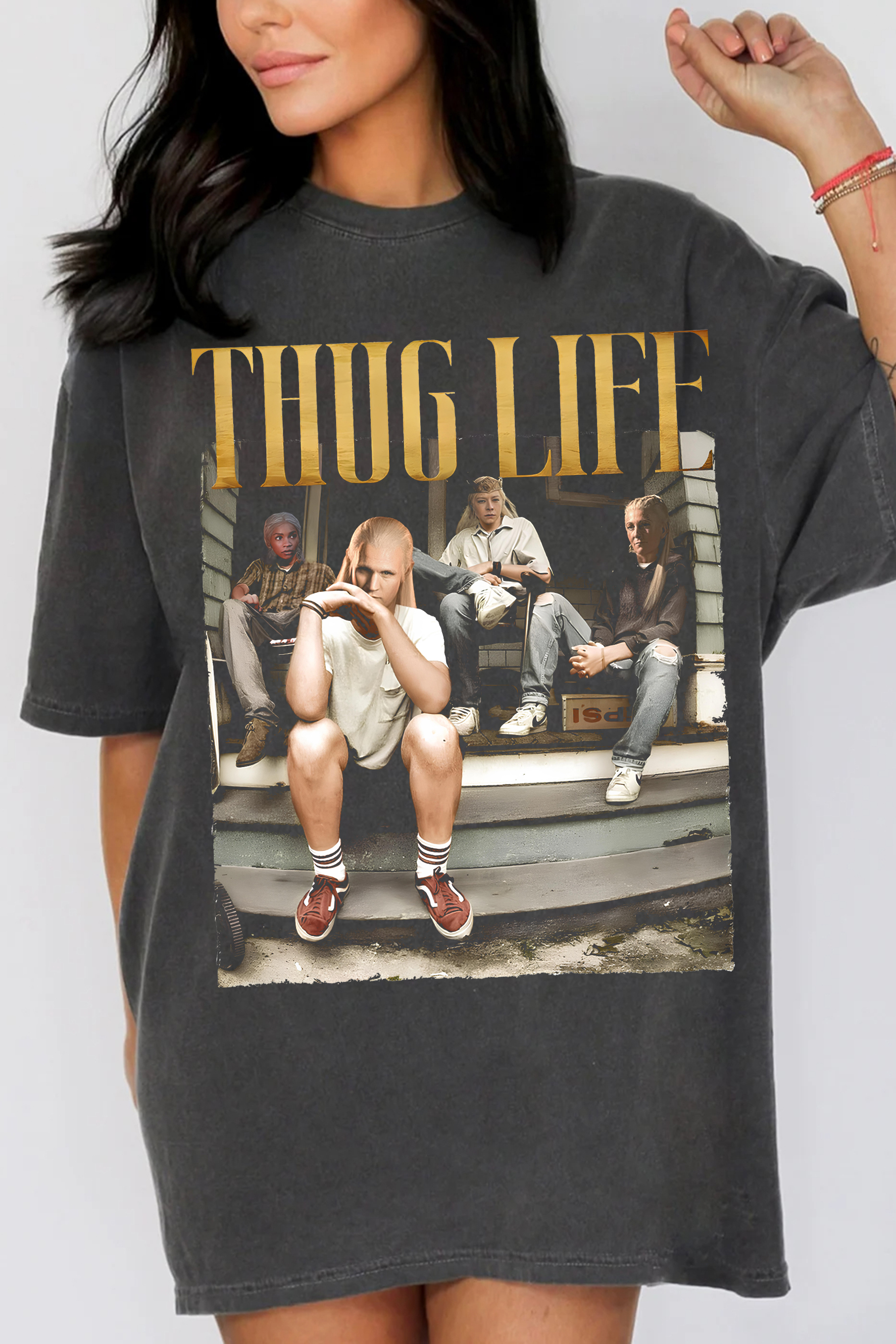 T-Shirt Hotd Thug Merch, Shirt Hotd Thug Life For Women