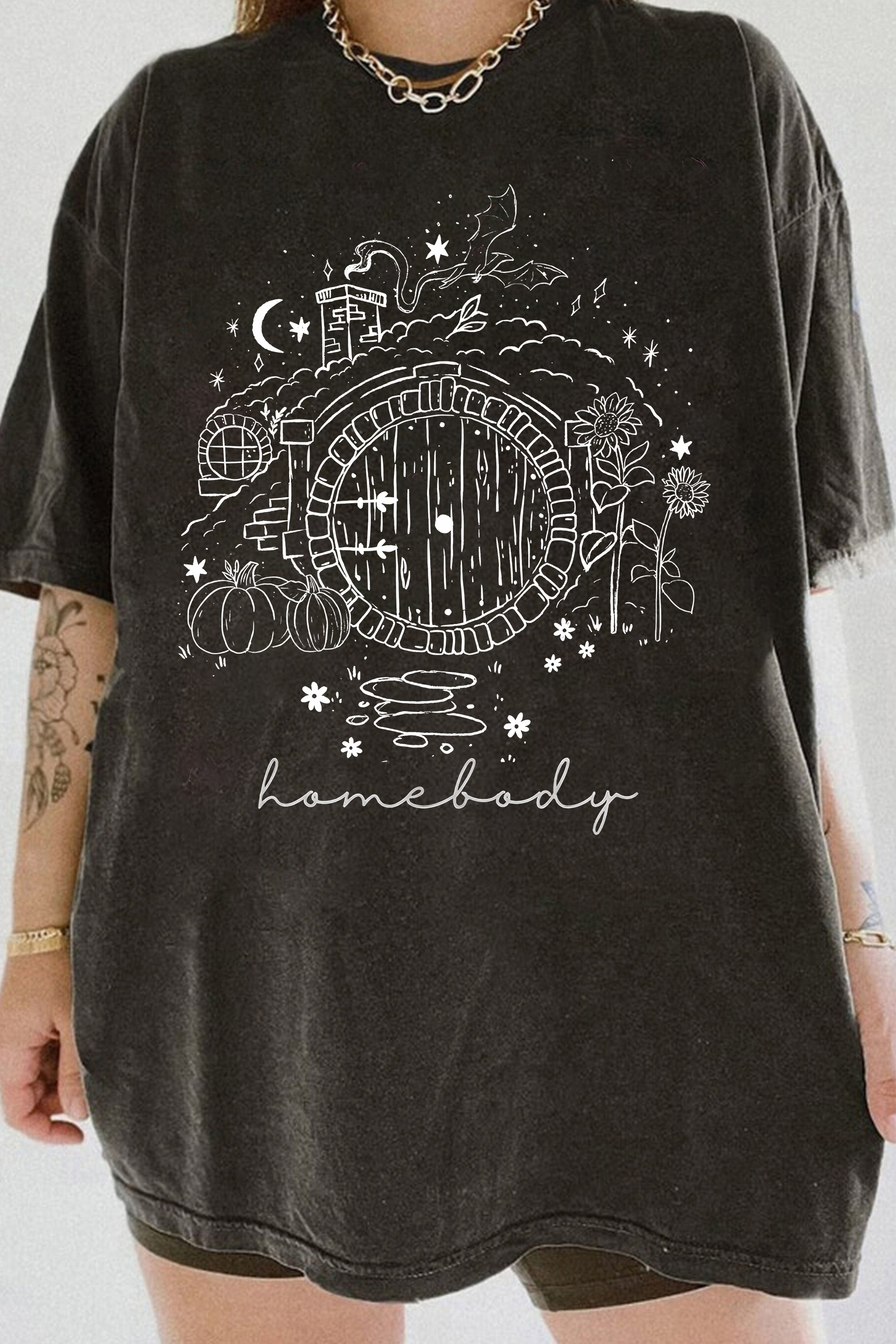 New T-Shirt Homebody Lotr Merch, Shirt Homebody Lotr For Women